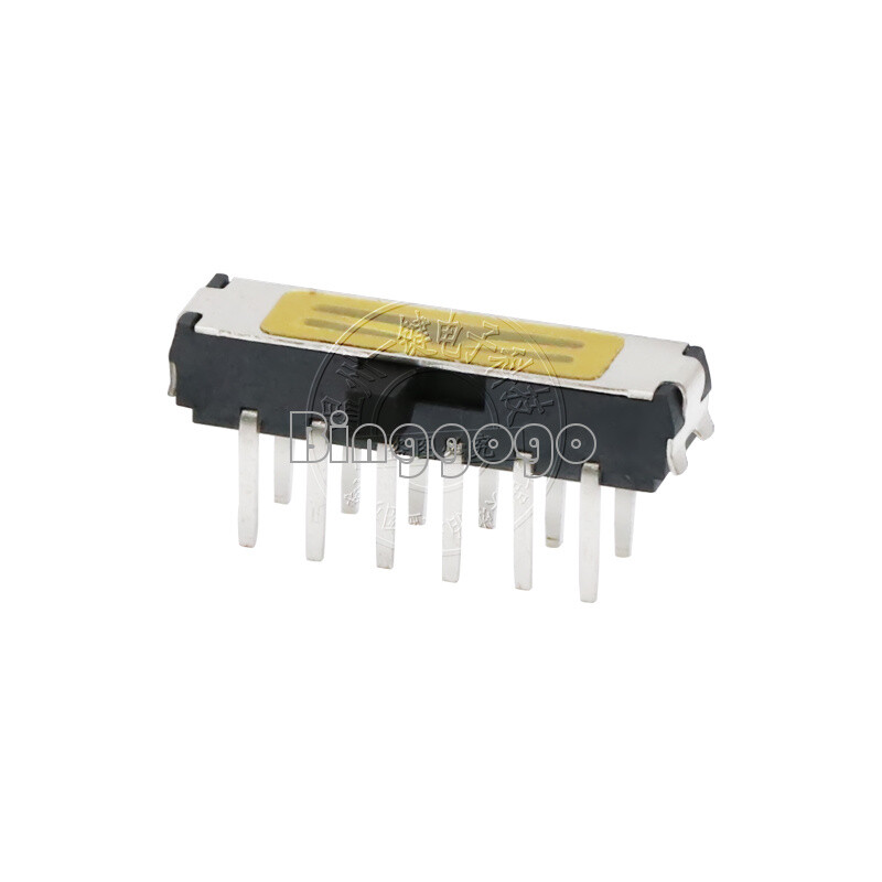 10pcs mini slide switch 4P2T dip slide 12pin 2 position mini toggle switches