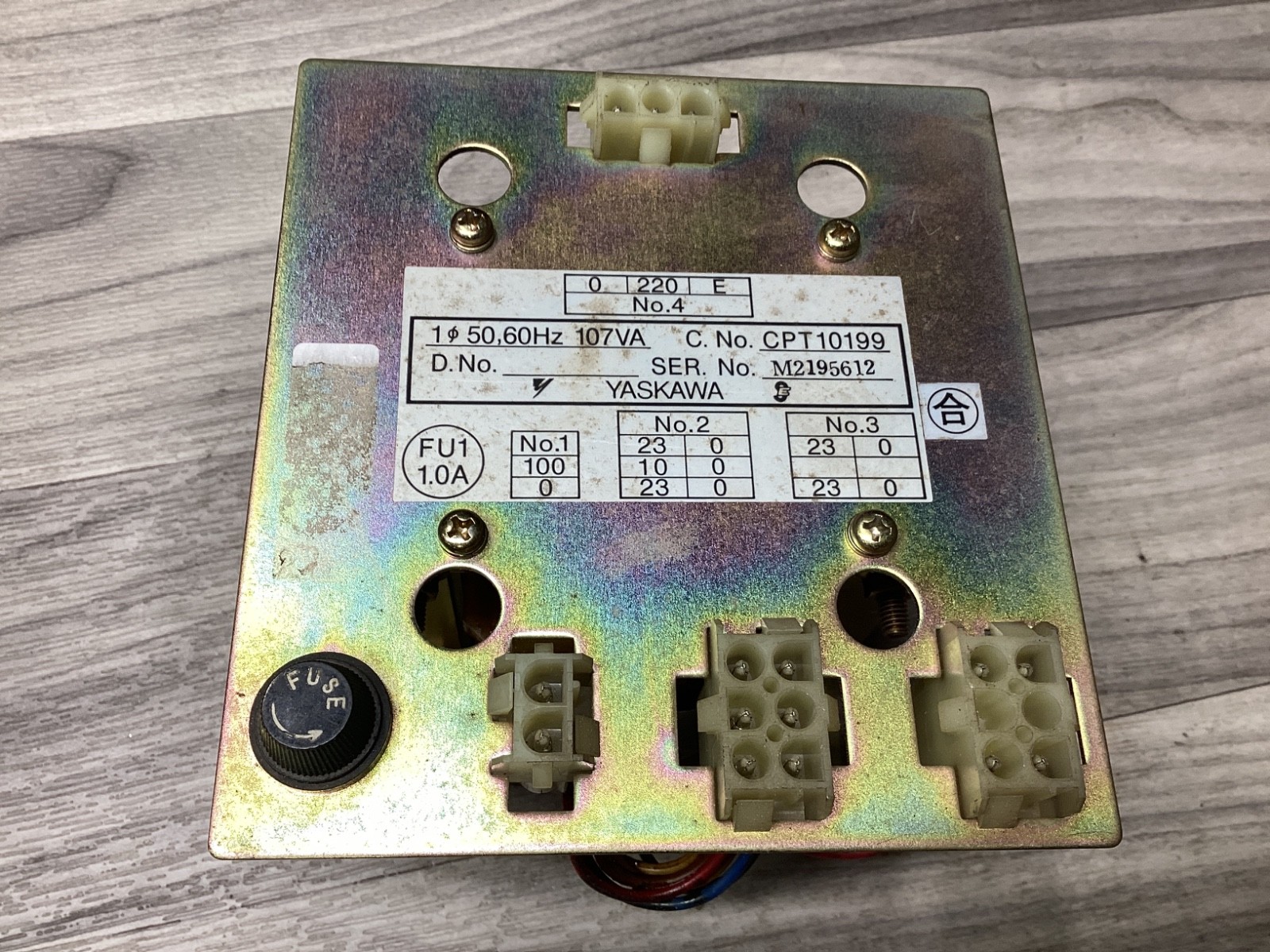 Yaskawa CPT10199 Transformer 107VA #117B106PR2
