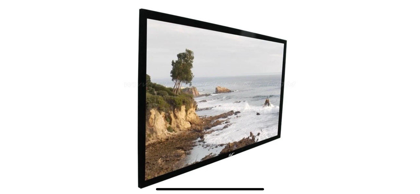 Elite Screens Cinegrey 3D ER110DHD3 Sable Frame Series 110" Projection Screen