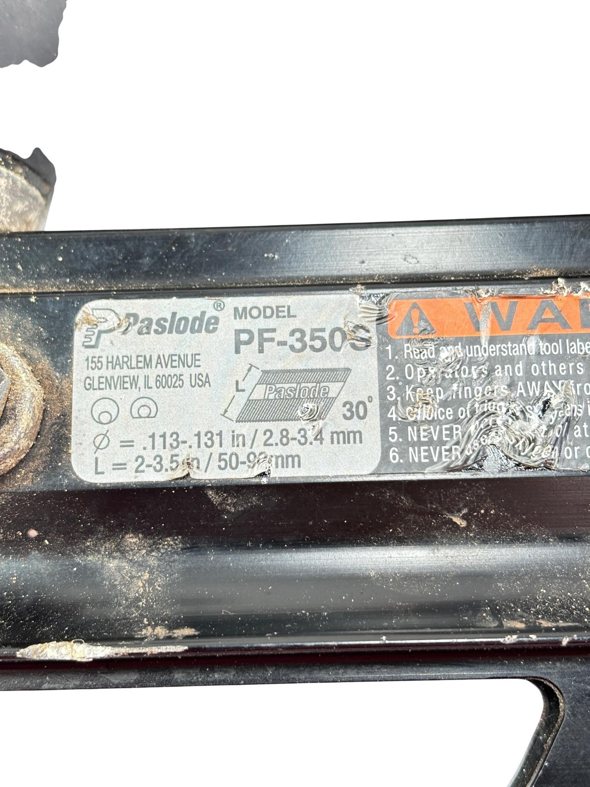 Paslode PowerFramer PF350-S 30-Degree Pneumatic Framing Nailer