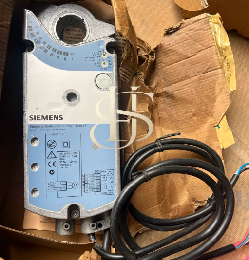 Siemens Electric Air Valve Actuator GIB336.1E 220V switch to be fed back 35NM