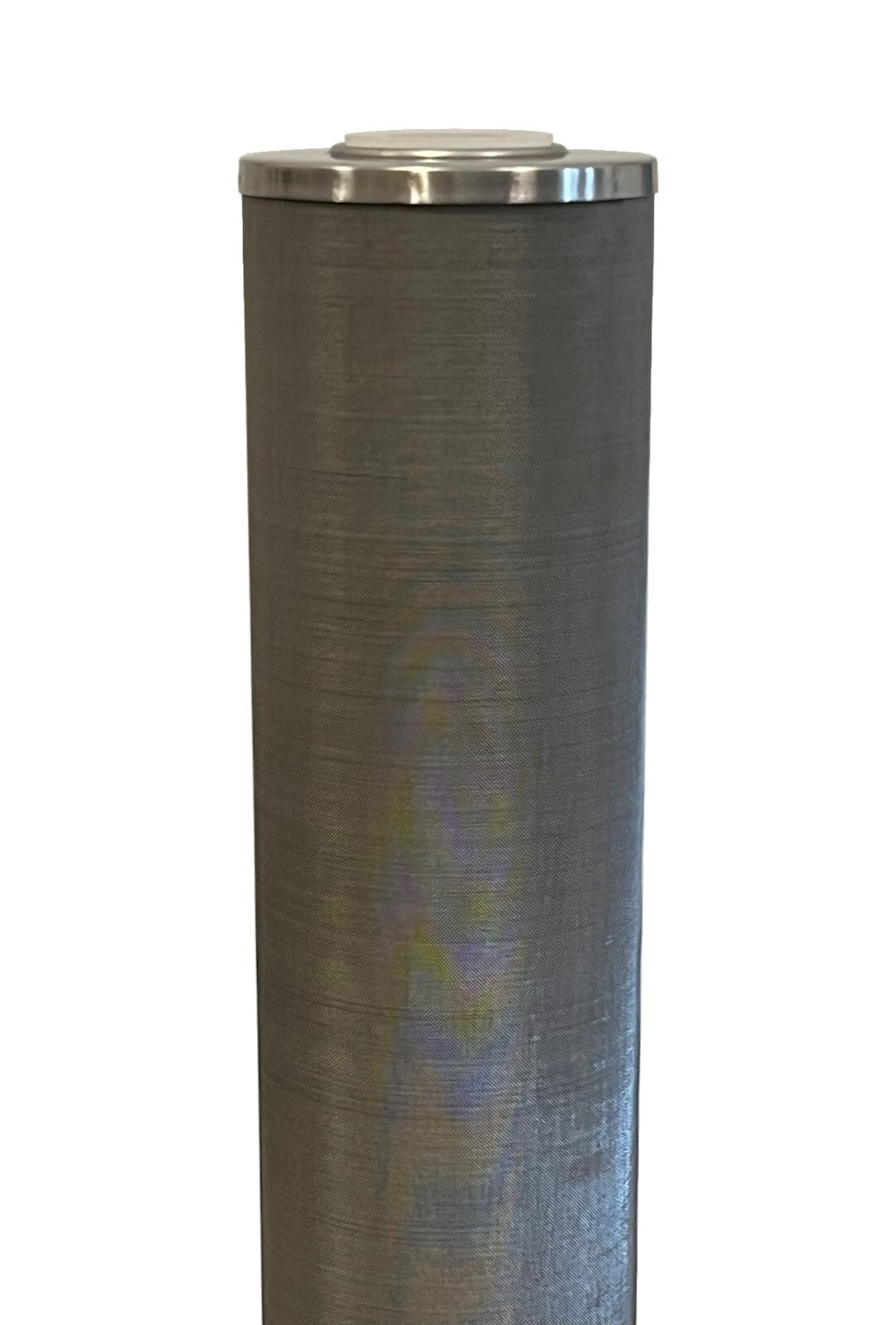 Hydro-Genics® Stainless Steel Cleanable Filter, 20" length, 4.3"OD, 10 micron