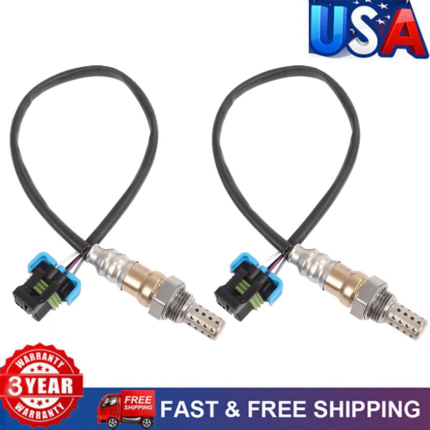 2PCS Oxygen O2 02 Sensor For Auto Trans 2010 2011 2012-15 Chevrolet Camaro 3.6L