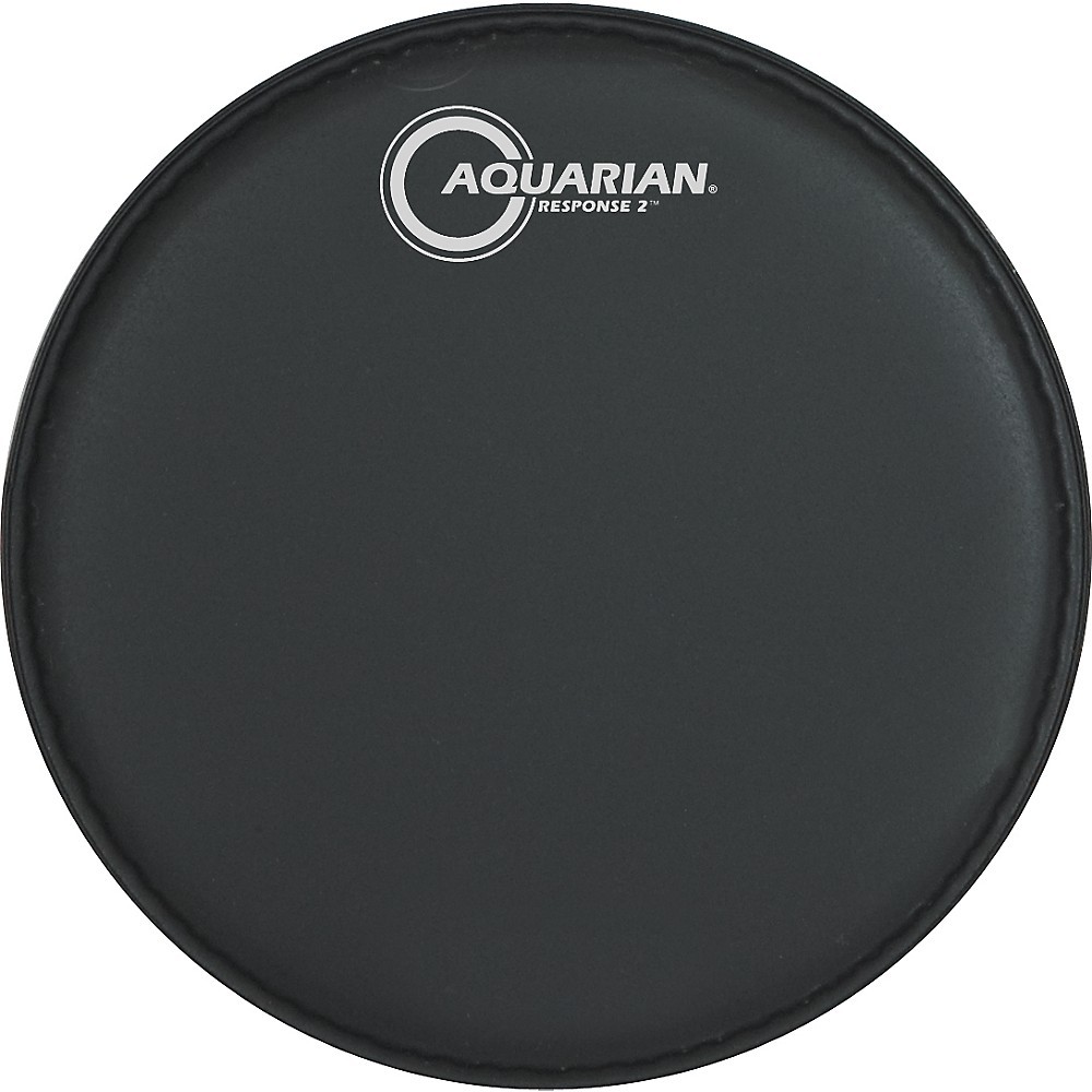 Aquarian Response 2 Drumhead (Black) 8 in.