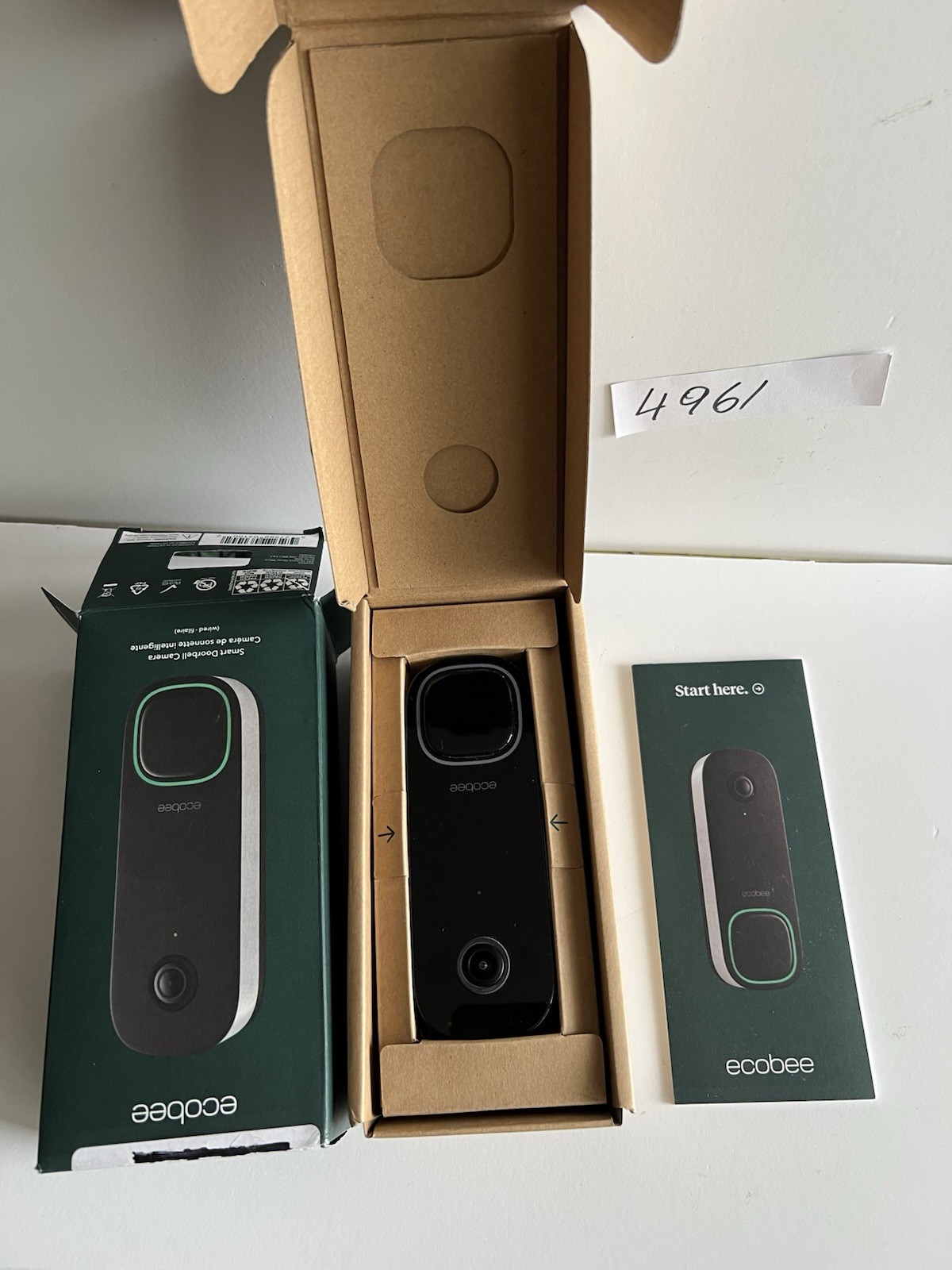 Ecobee Smart Video Doorbell Camera (wired) -