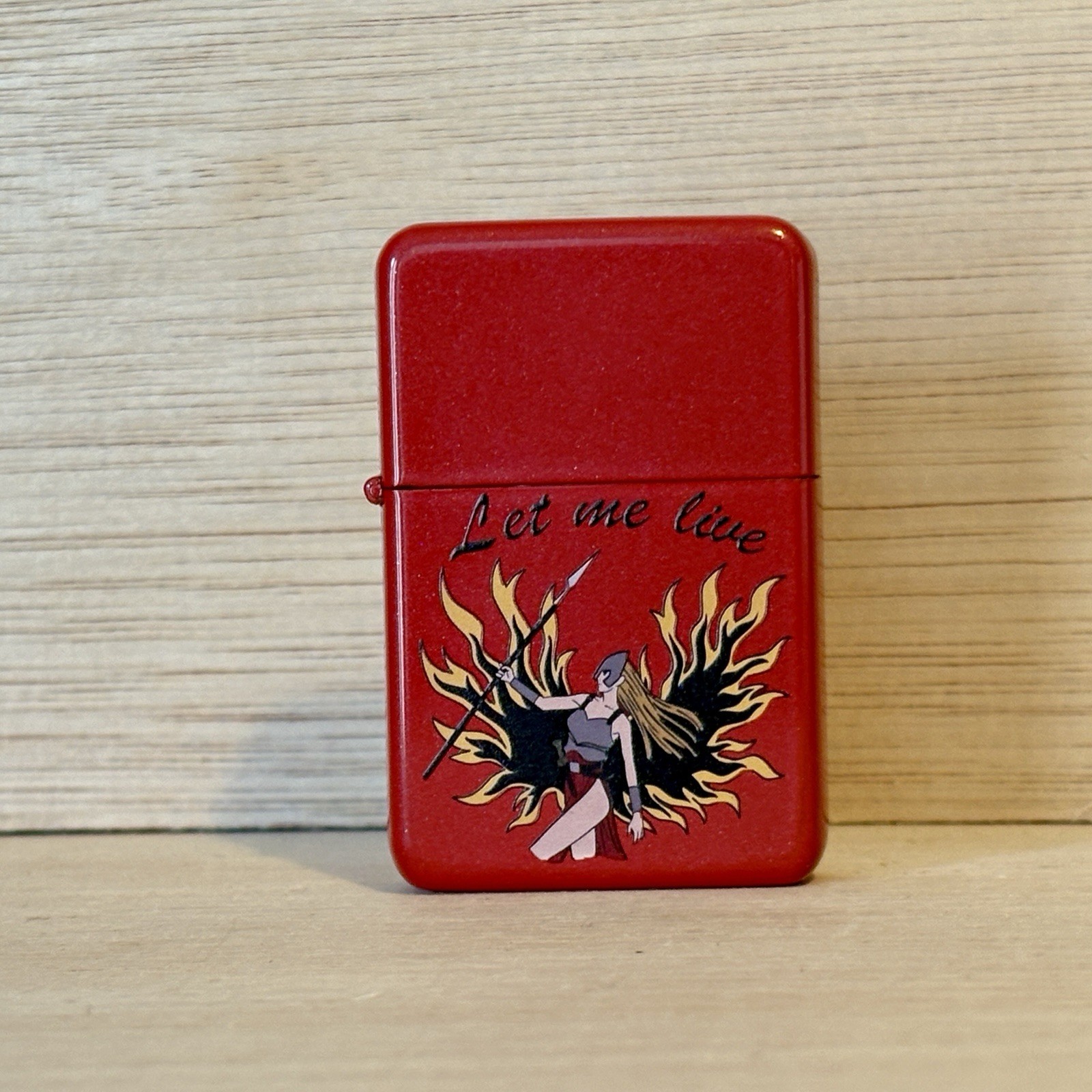 Resident Evil Code Veronica X Flip Top Lighter | Claire Redfield Valkyrie Design