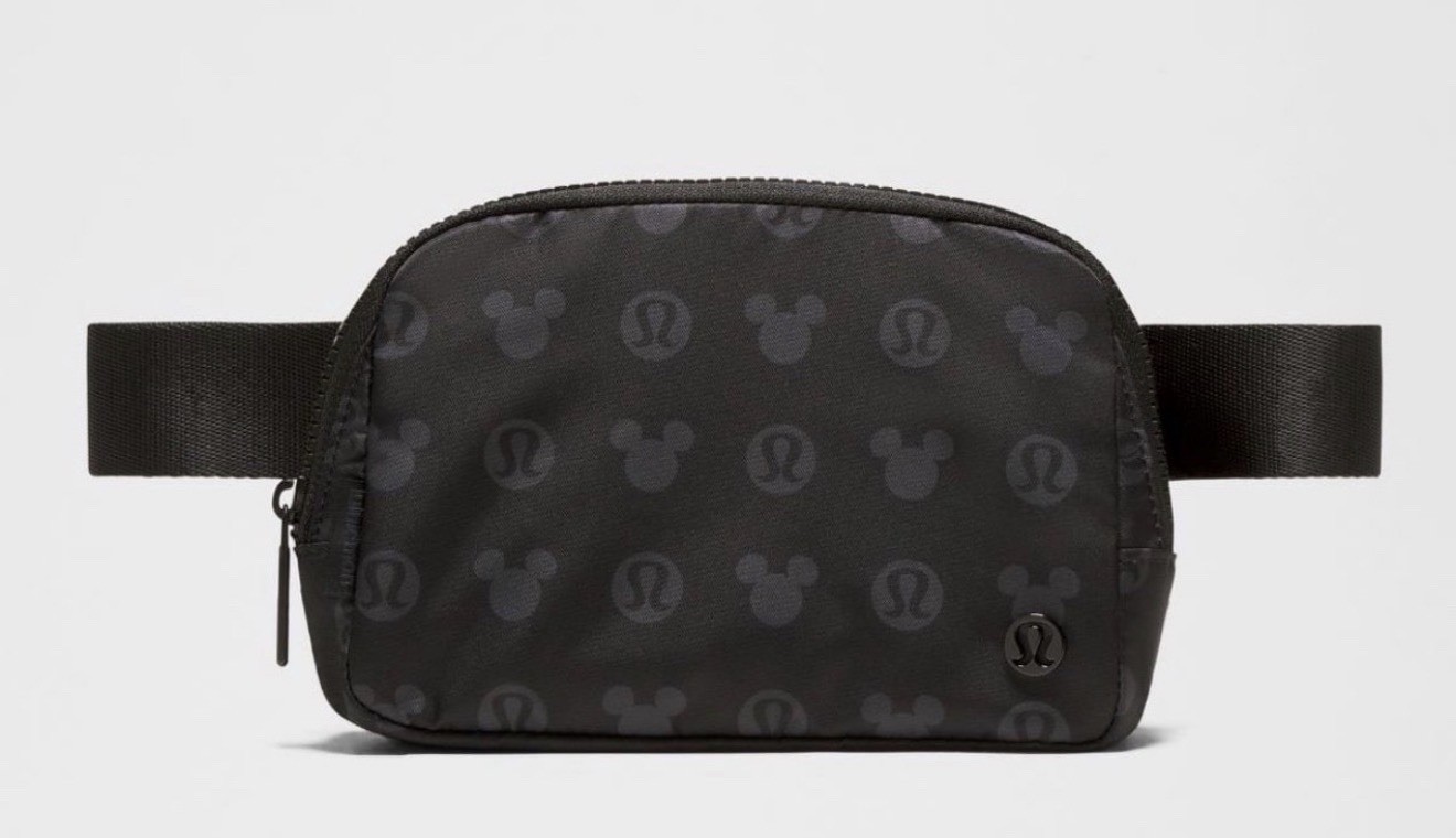 NWT Lululemon x Disney Mickey Mouse 1L Everywhere Belt Bag Black Grey