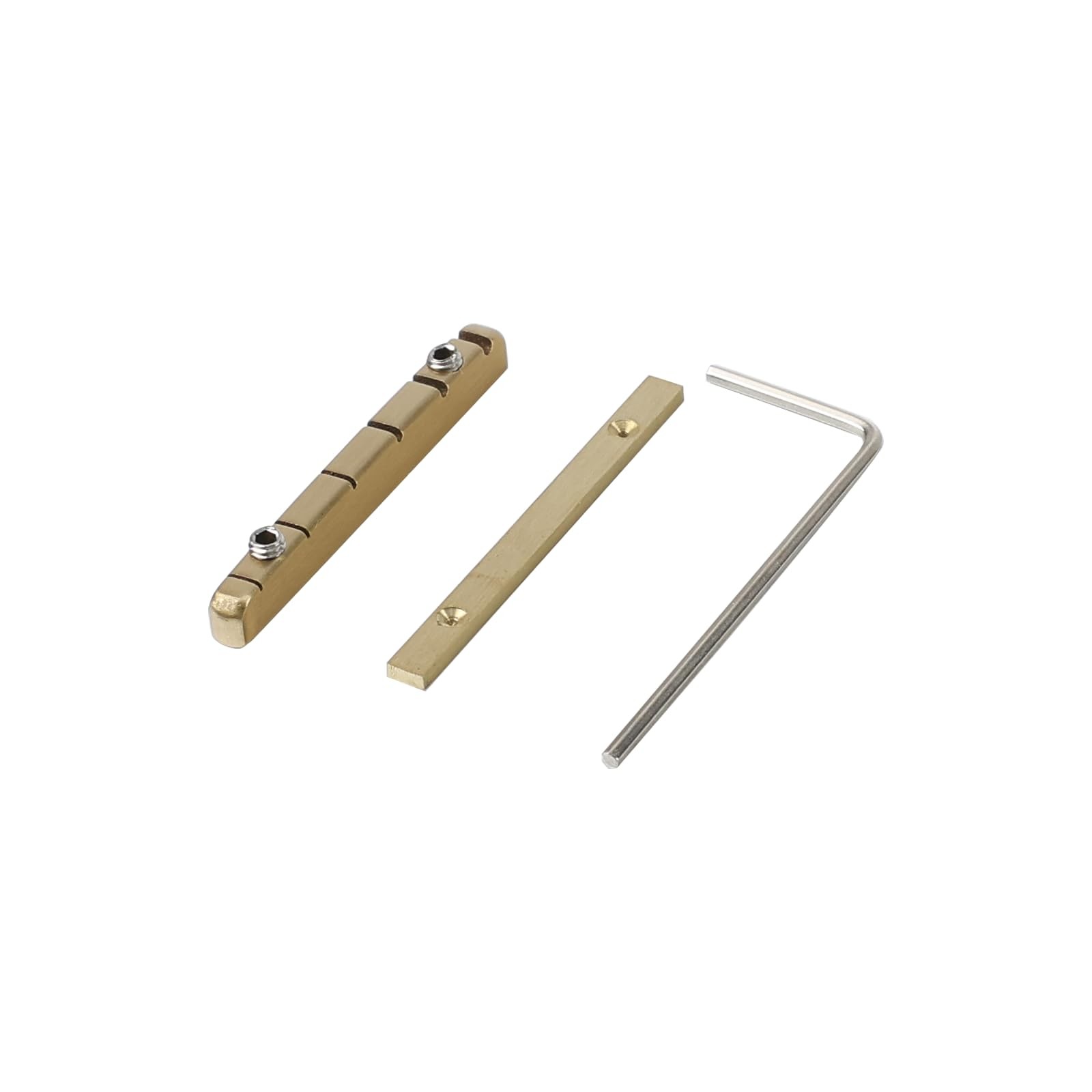 OVSAL Guitar Nut Electric Brass 42mm Height 42mmx5mmx3.5mm,