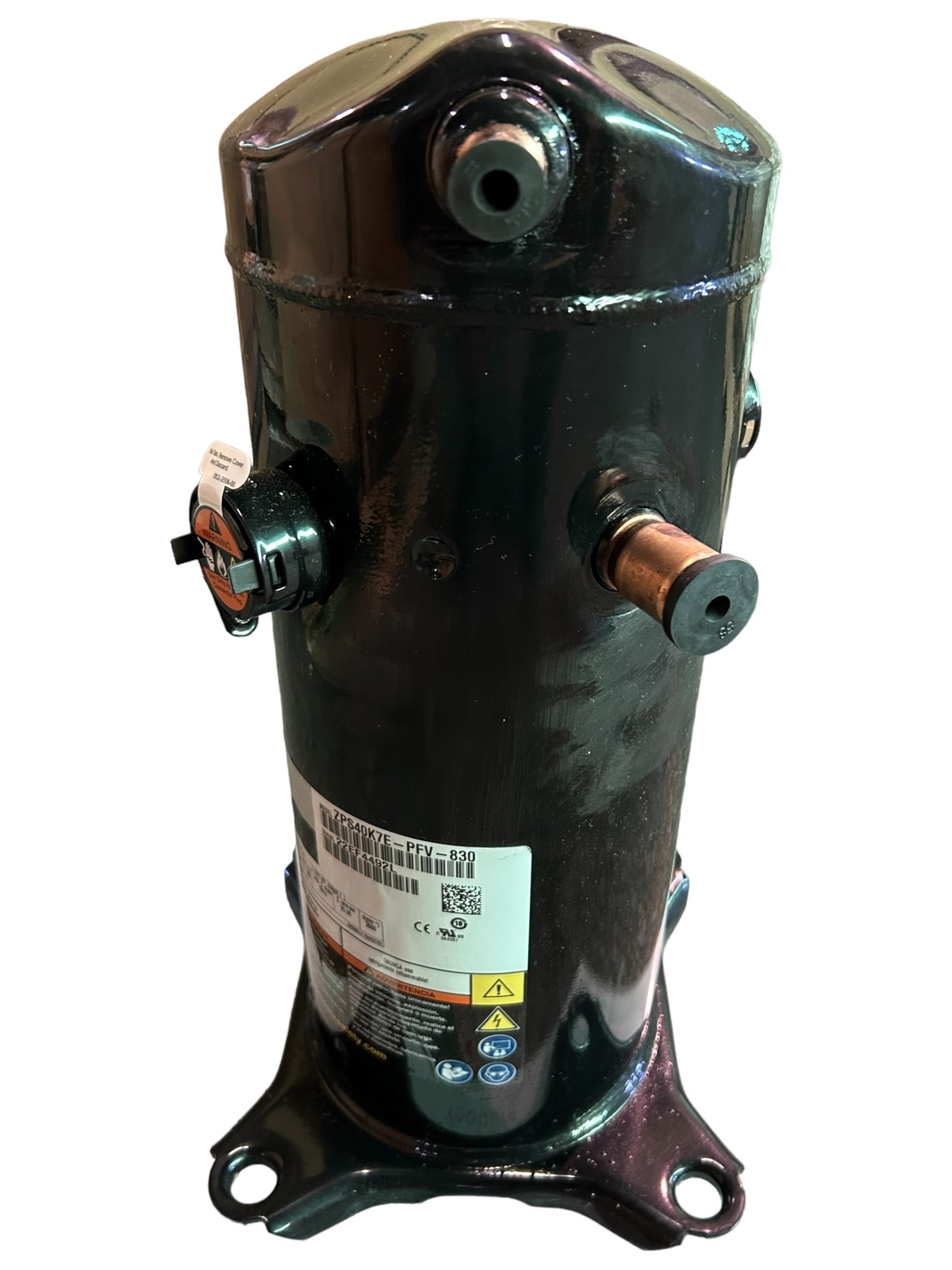 Copeland, Scroll, Compressor, ZPS40K7E-PFV-830, 40000 BTU, R-410A, 208/230