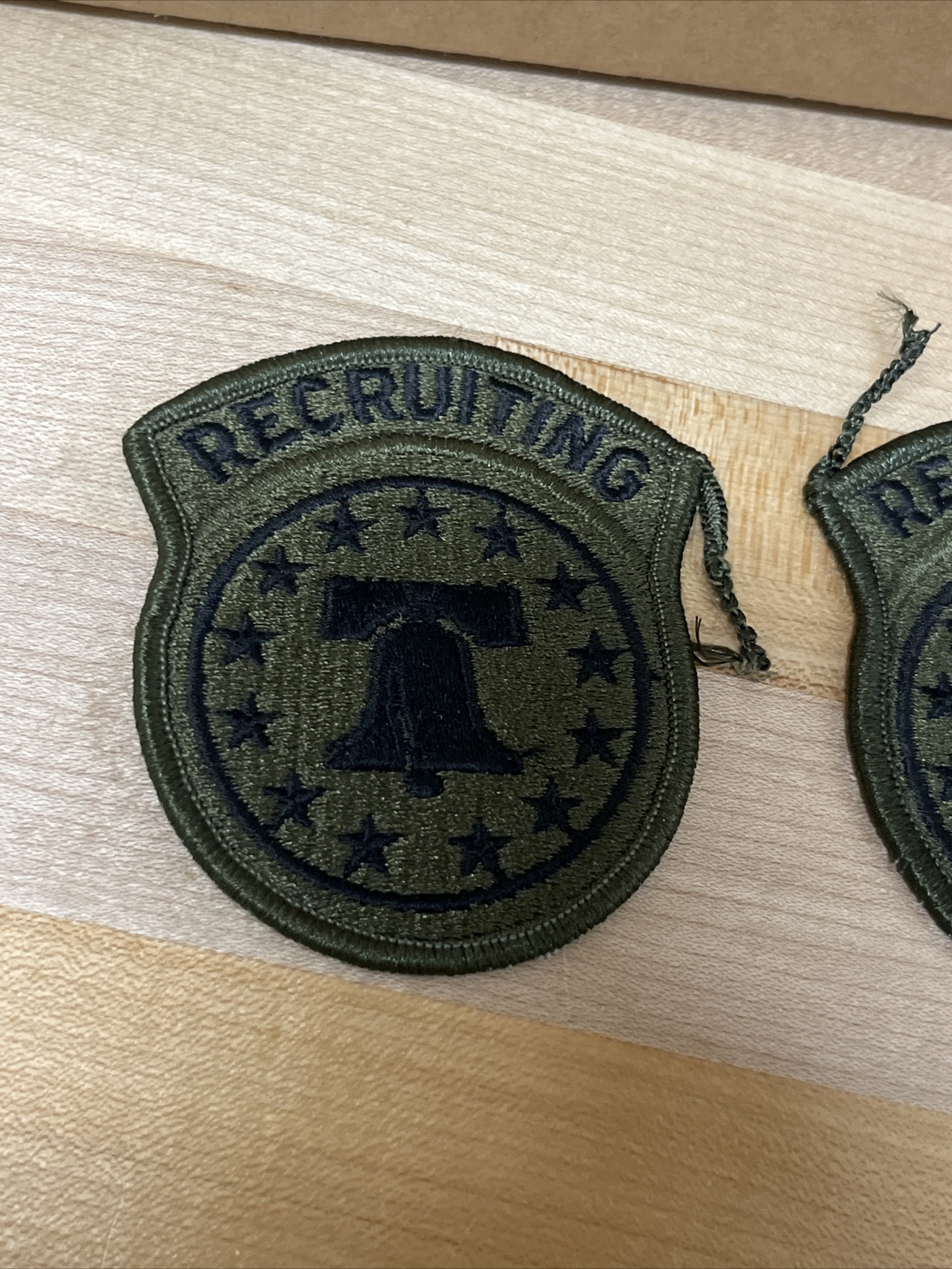 2 MILITARY PATCH US ARMY OCP MULTICAM HOOK & LOOP US ARMY RECRUITING COMMAND
