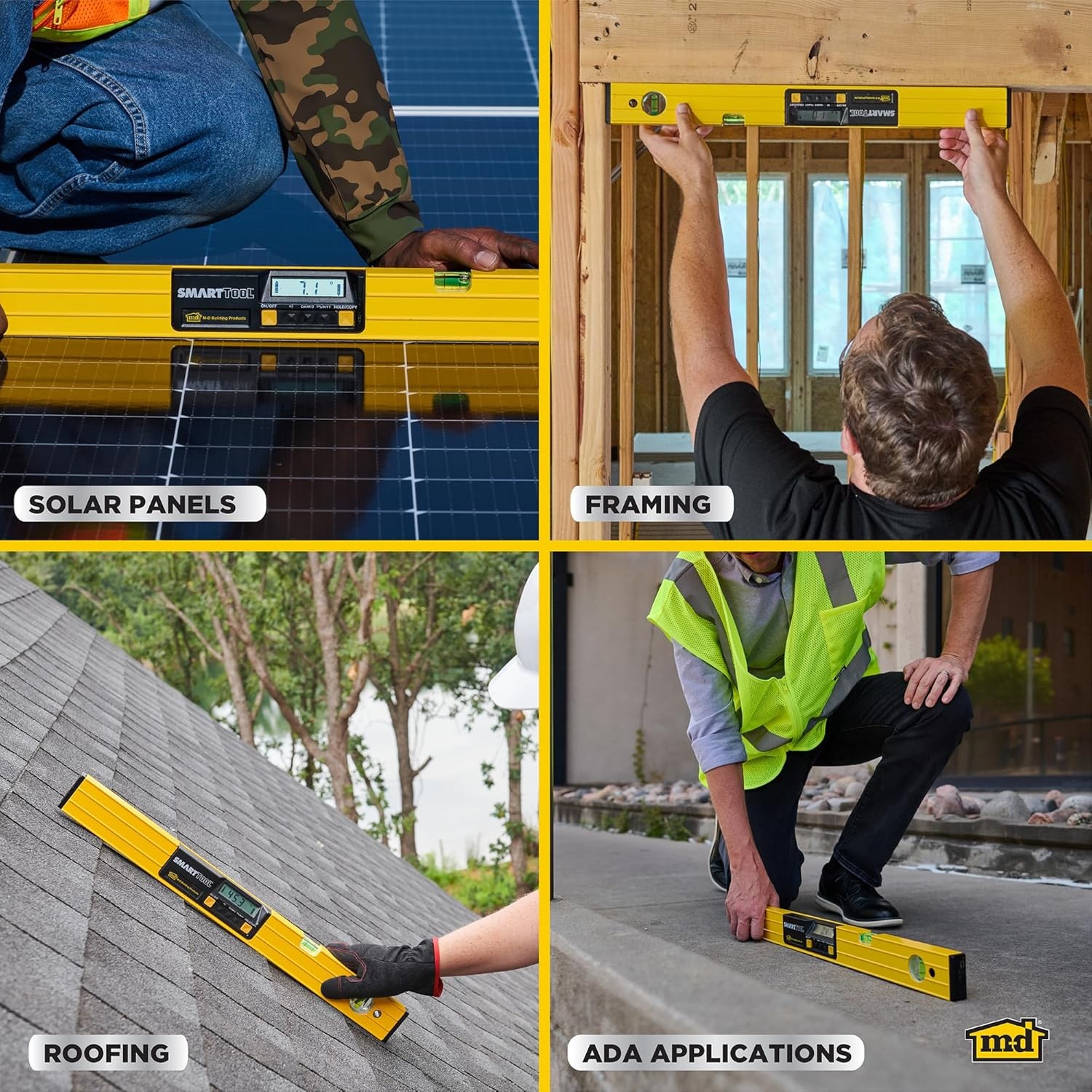 48 in Digital Level Angle Slope Measuring Smart Tool w Sensor Technology & Case