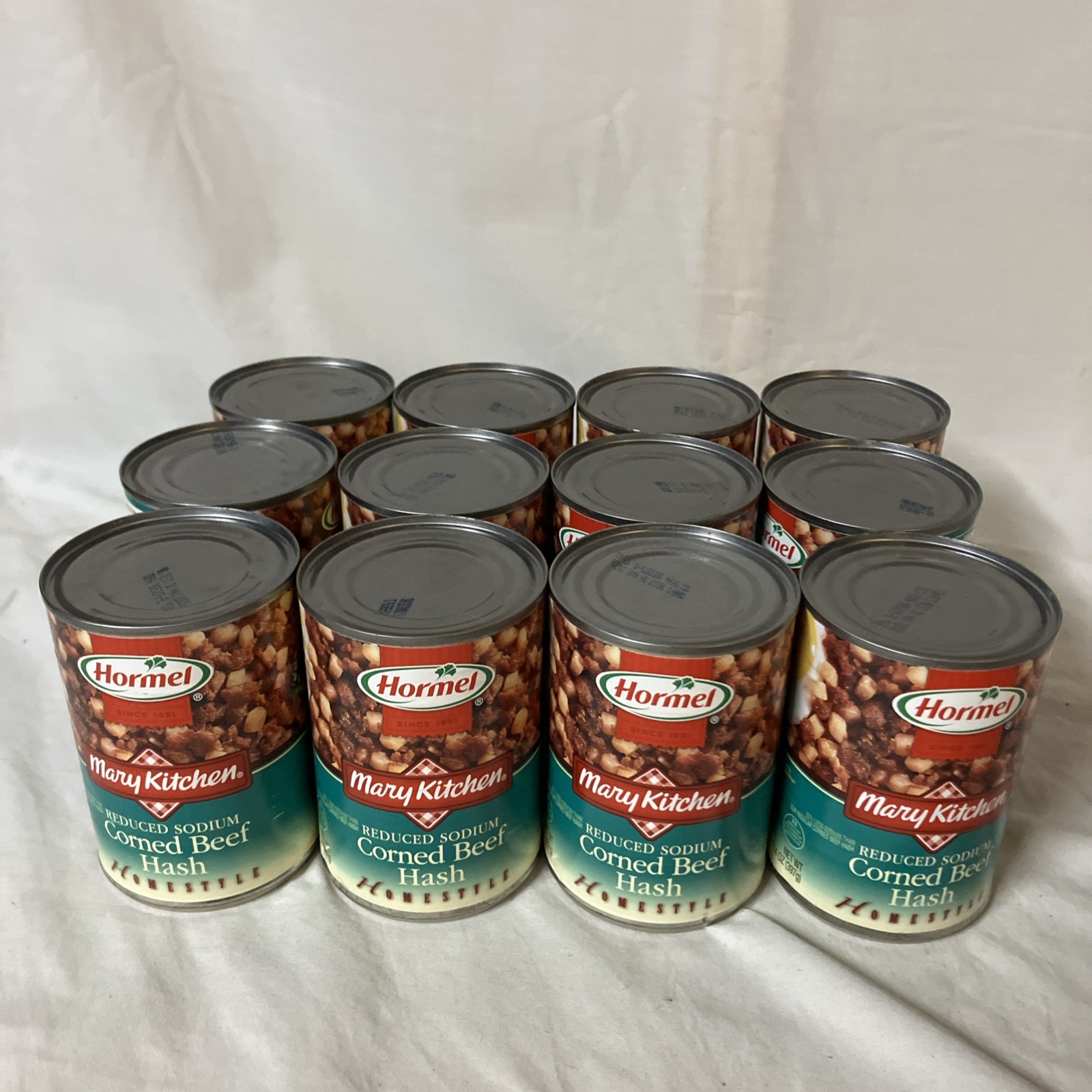 12 Cans Hormel Mary Kitchen Reduced Sodium Corned Beef Hash 14 oz Ea BB 5/2028+
