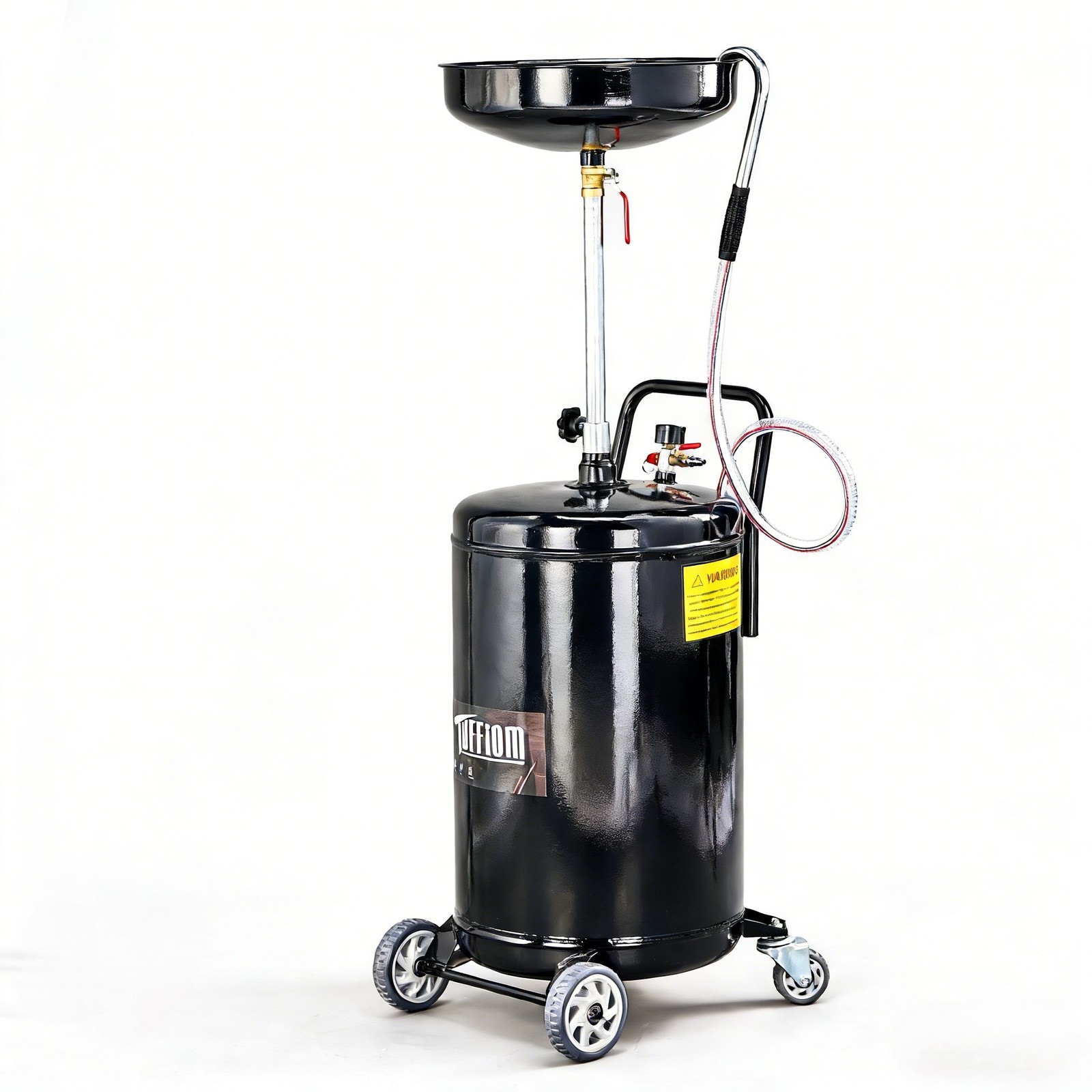 20 Gallon Waste Oil Drain Tank Portable Oil Drain Container Air Operated Drainer