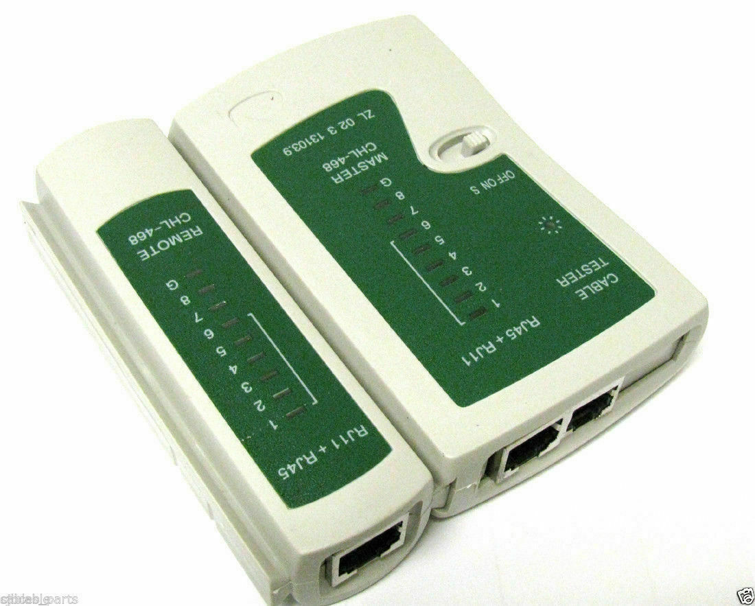 Cat5 CAT6 RJ11 RJ12 RJ45 Network Ethernet Lan Internet Cable Tester Test Tool US
