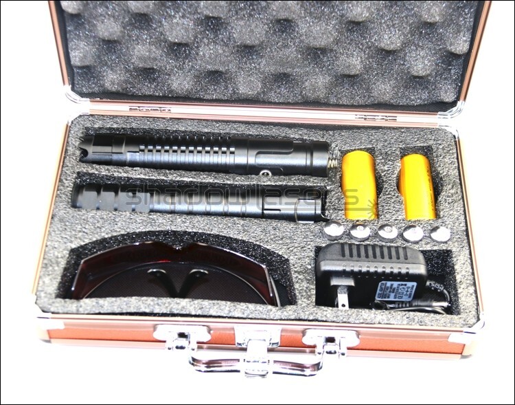 BX7-H 450nm Adjustable Focus Blue Laser Pointer Visible Laser Beam