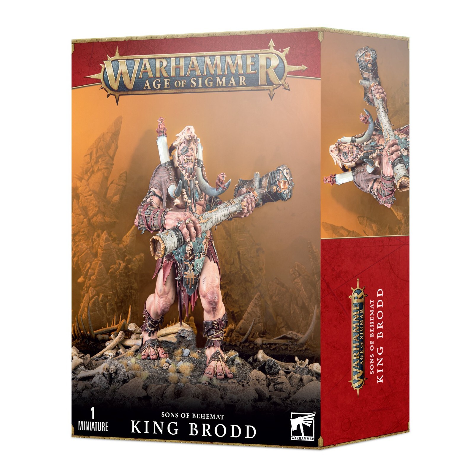 WARHAMMER AGE OF SIGMAR - SONS OF BEHEMAT: KING BRODD