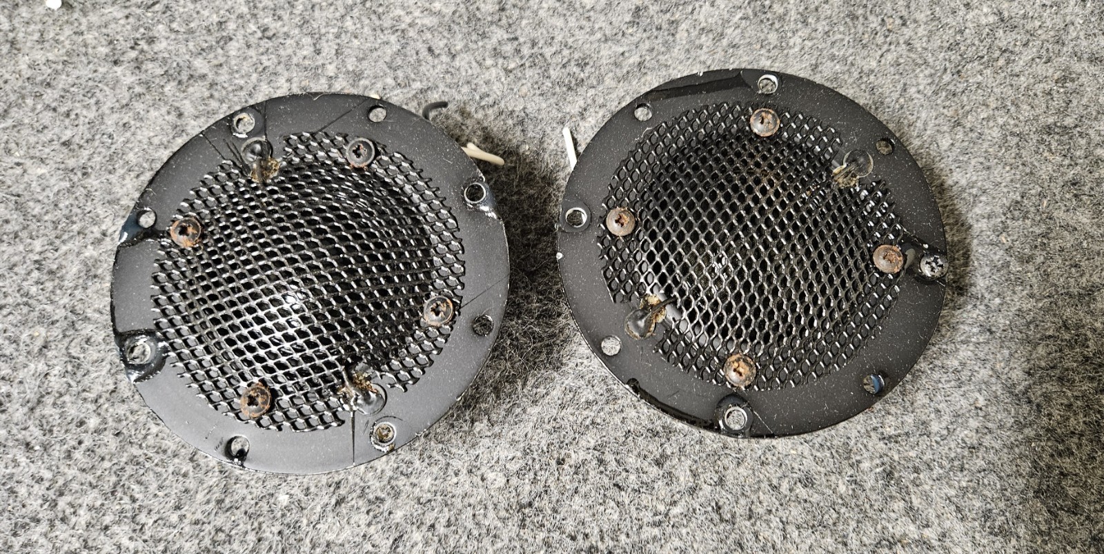 Pair Dynaco A25 Dome Tweeter Speakers Seas 87H Tested & Working - Excellent!