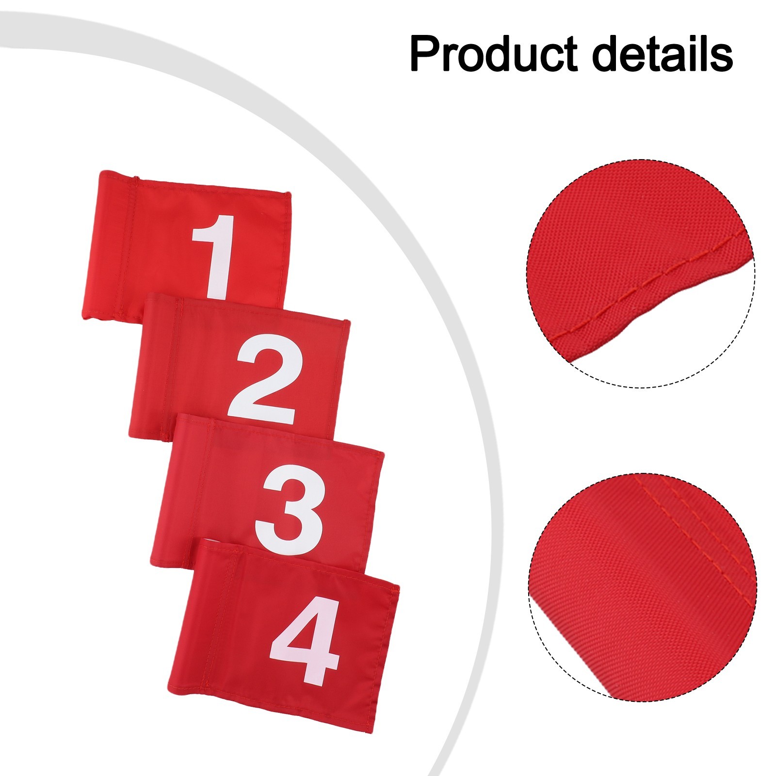 Nylon For Golf Target Flags 4 Pack Designed to Help Gauge Accurately