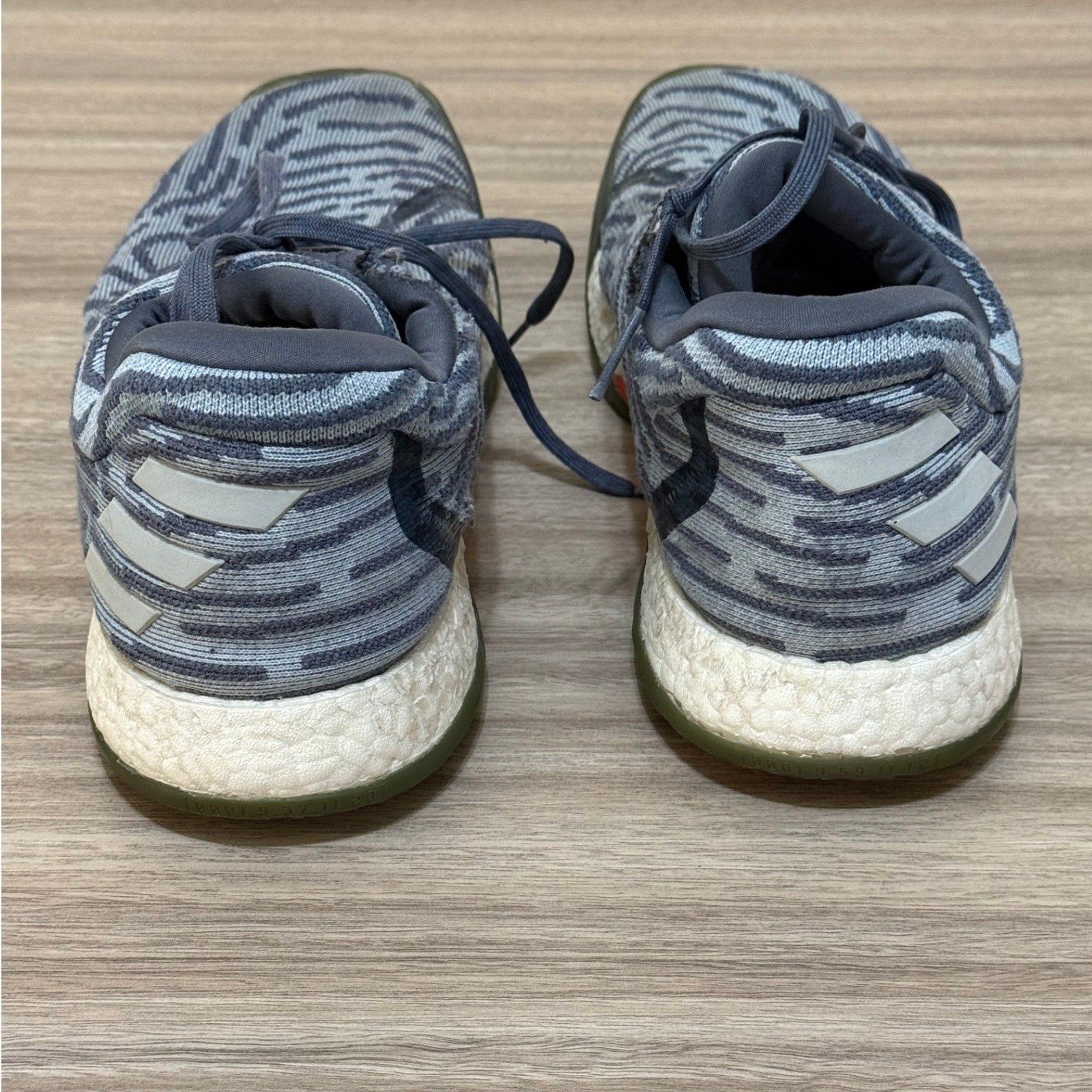 Adidas Harden Vol 1 LS PK Night Cargo Grey Blue AC8408 Mens 14 Basketball READ