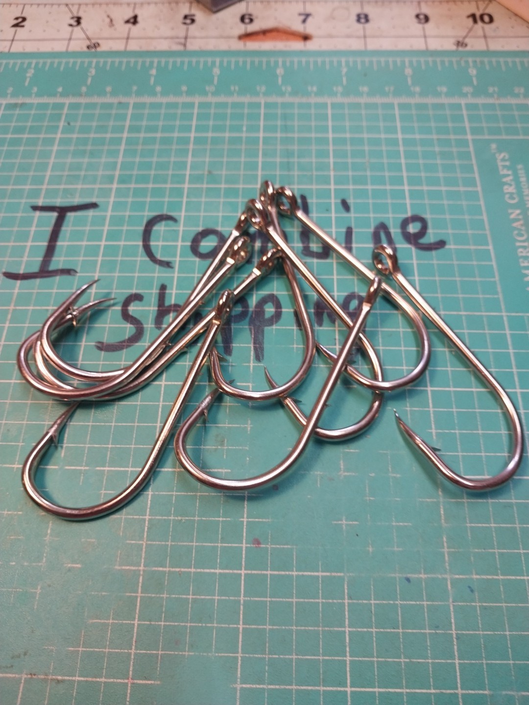 Eagle Claw Nickel 10/0 Tuff Hooks New