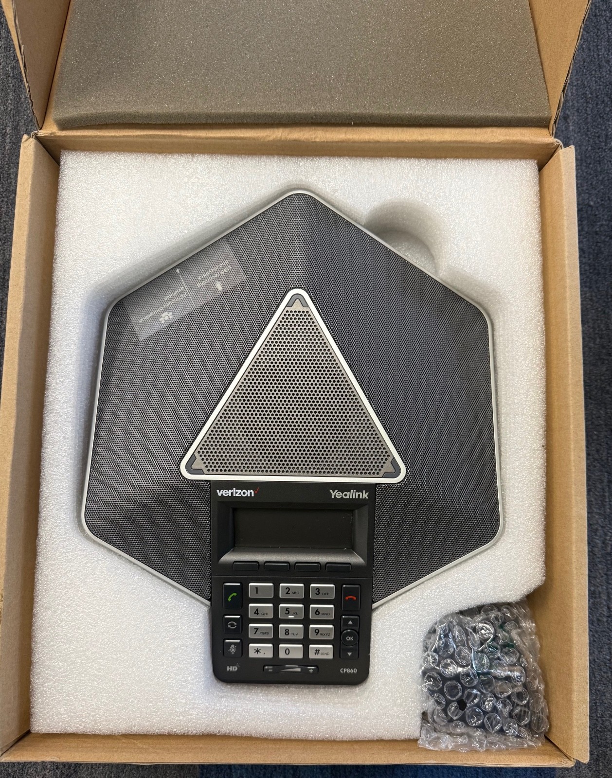 Yealink CP860 Verizon HD IP Conference Phone SIP VoIP - New Open Box