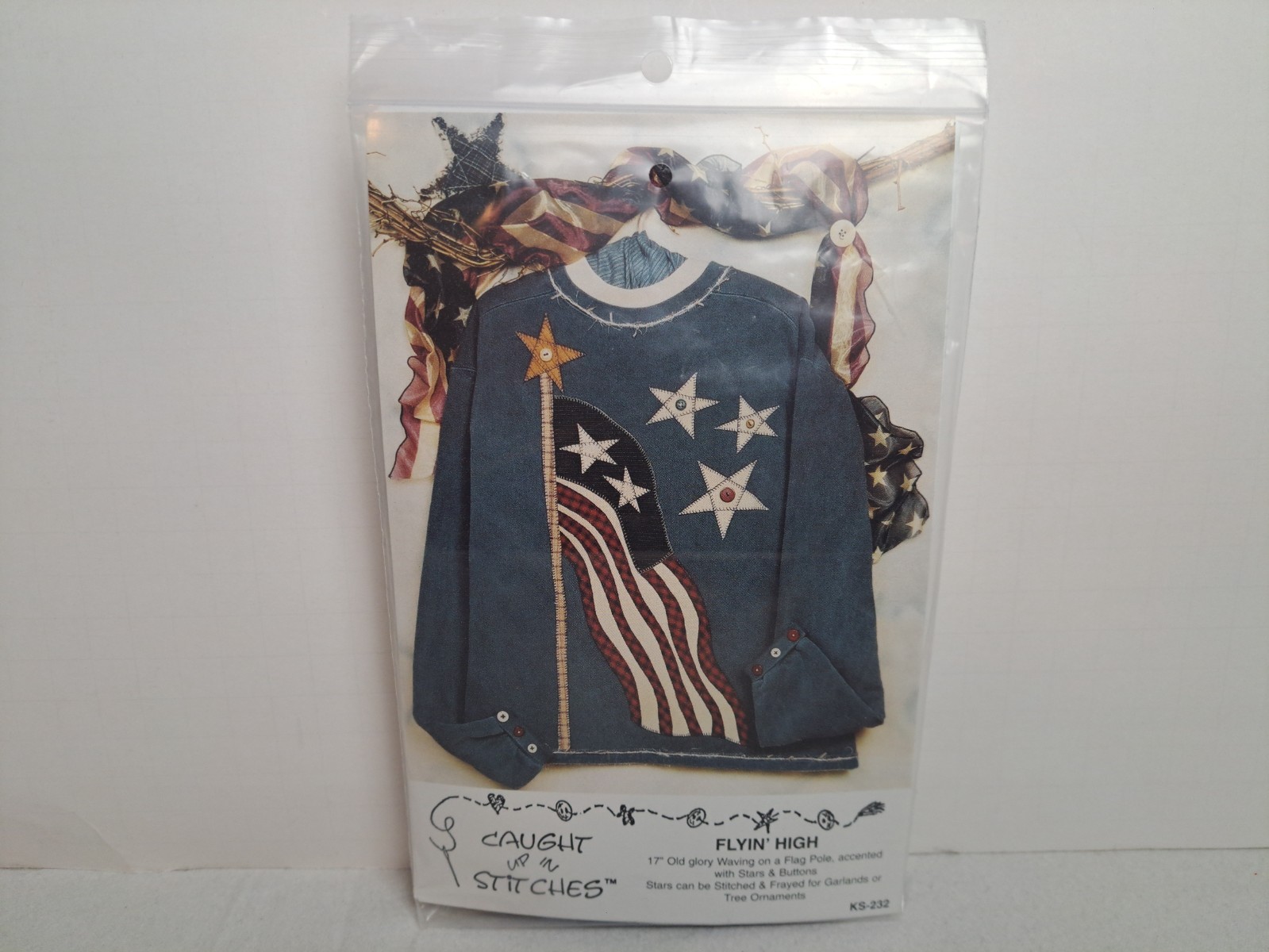 Caught Up In Stitches Pattern - Flyin' High (One Size) #KS-232 - Uncut