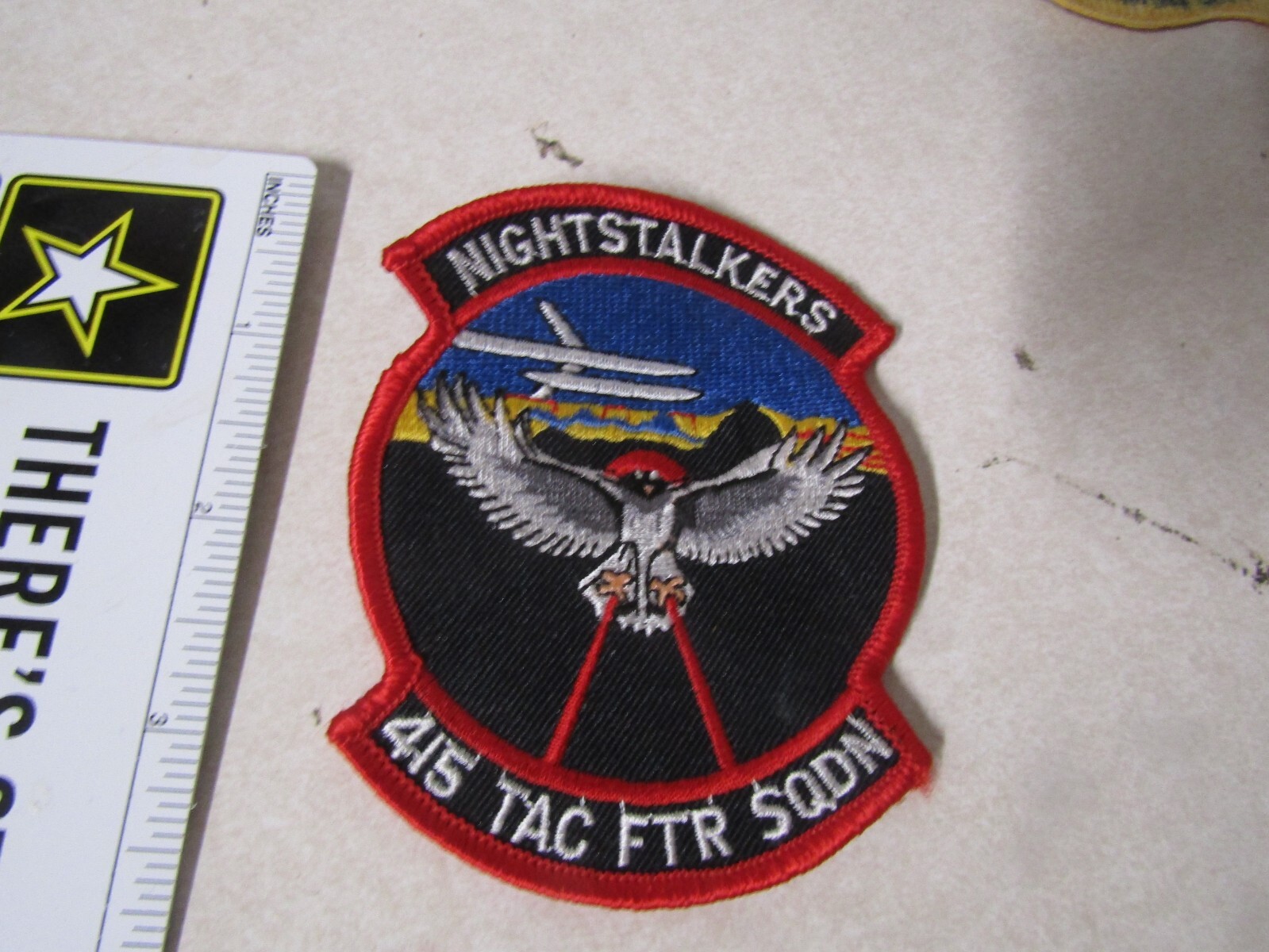 MILITARY PATCH OLDER SEW ON NIGHTSTALKERS 415 TAC FTR SQDN