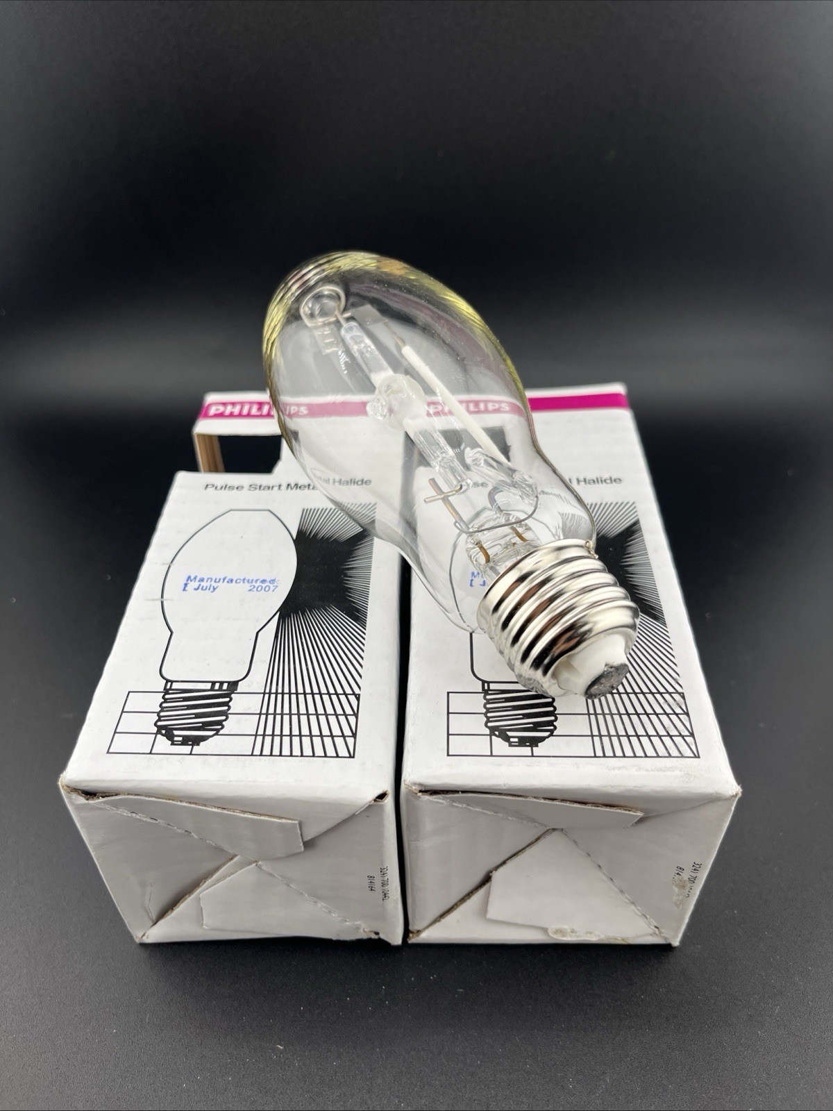 2 Pack Phillips MH70/U/MED/PS 70 Watt Metal Halide Light Bulb, Medium Base