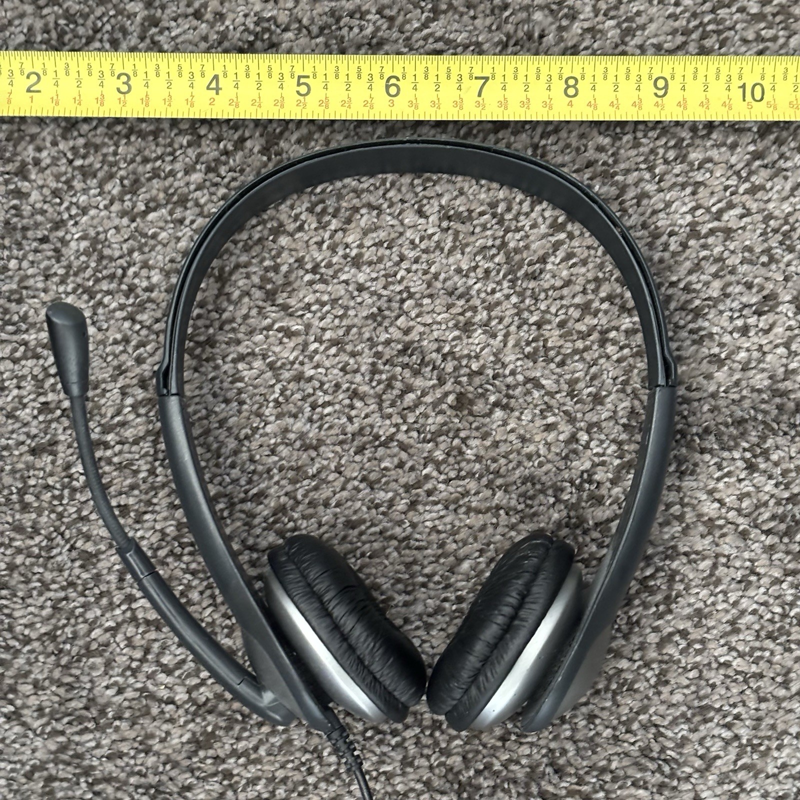 Cyber Acoustics Stereo Gaming Headset Wired Adjustable Over Ear Microphone