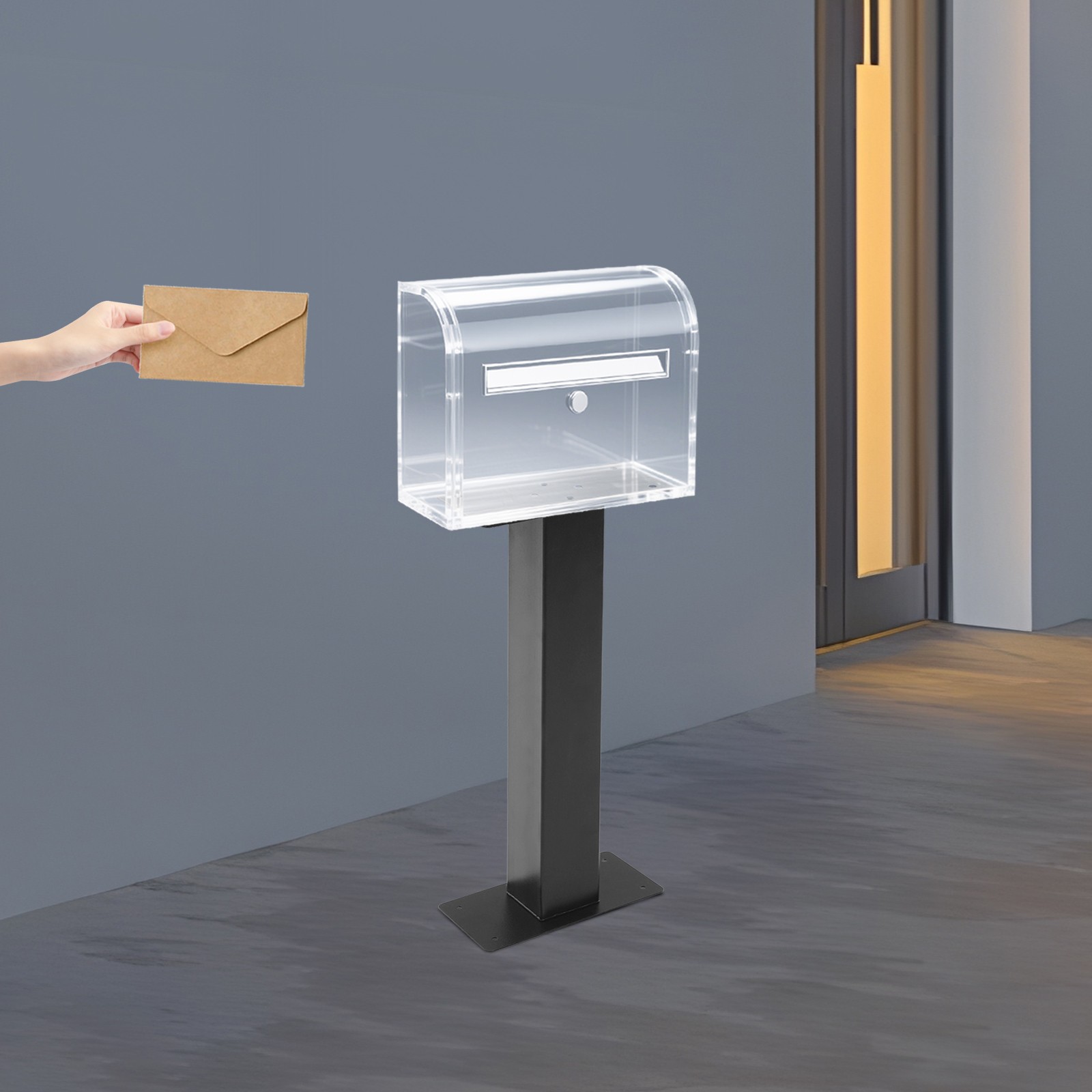 Outside Mailbox Post, Heavy Duty Mailbox Post, Surface Mounting Post