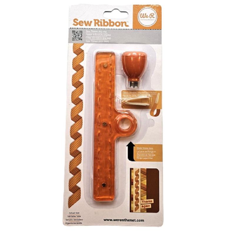 Sew Ribbon Zig Zag We R Memory Keepers Scrapbooking Craft 71212-1 Orange Tool