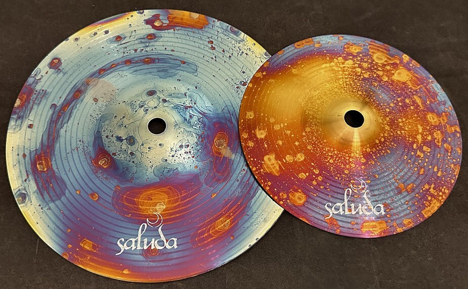8" / 10" SALUDA ELECTRIFIED CYMBAL SWEET STACK - EXPERIMENTAL IN PROGRESS