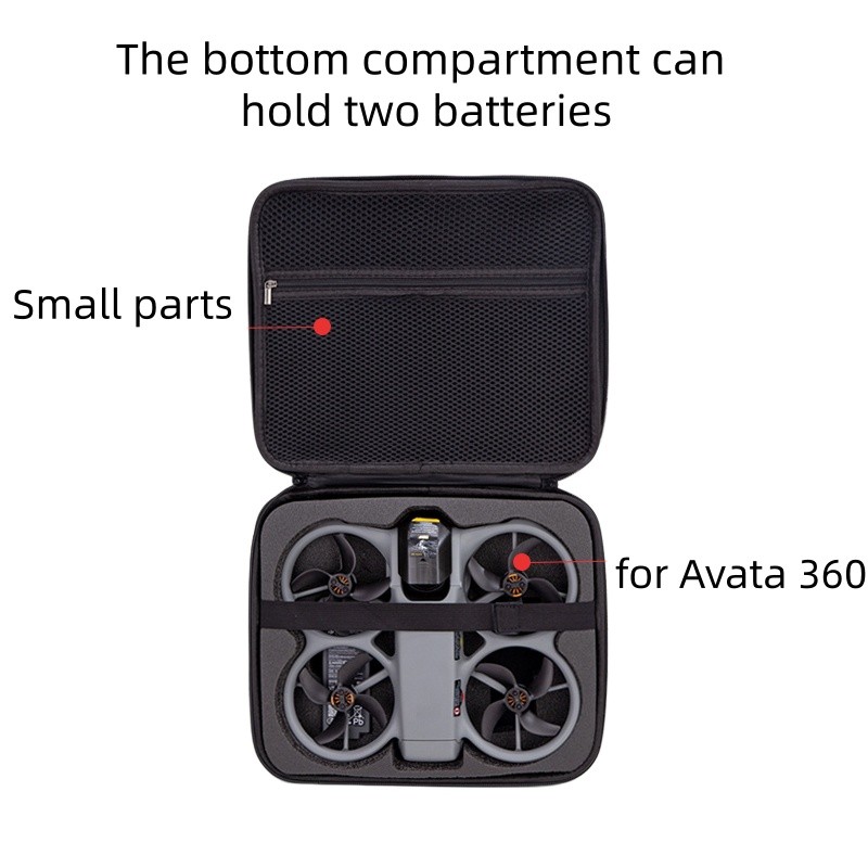 Carrying Case for DJI Avata 360 Nylon Dust-resistance and Durability Storage Bag