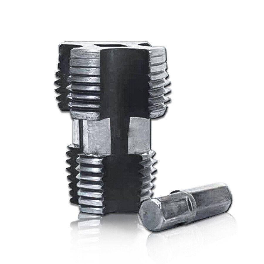 Electric Drill Compatible PVC Pipe Threader Kit with Various Die Sizes