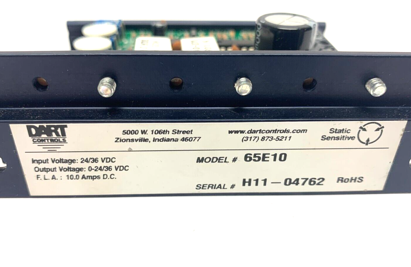 Dart Controls 65E10 Variable DC Speed Controller