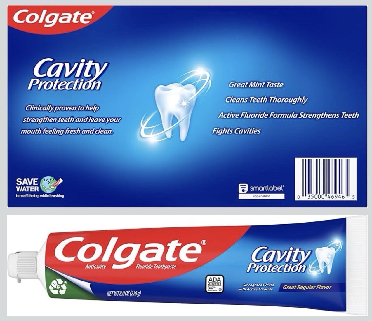 Colgate Cavity Protection Toothpaste, Great Regular Flavor, 6 Oz, 3 Pack