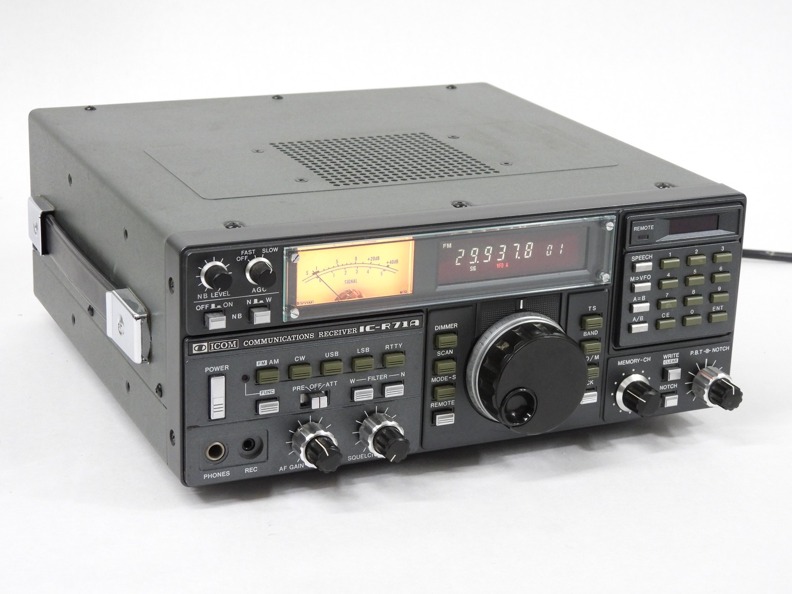 Icom IC-R71A Ham Radio Communications Receiver + Box + Willco Memory (excellent)