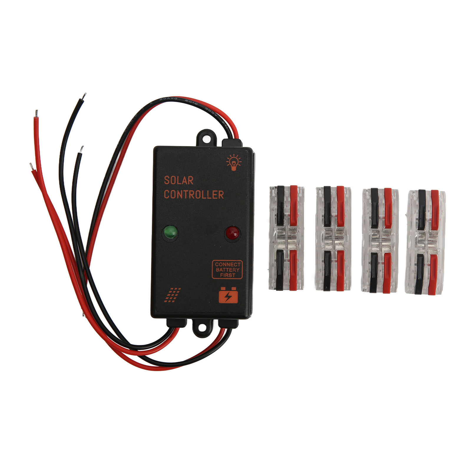 Solar Panel Controller IP67 Waterproof 24H Work PWM Controller 5A 6V 12V