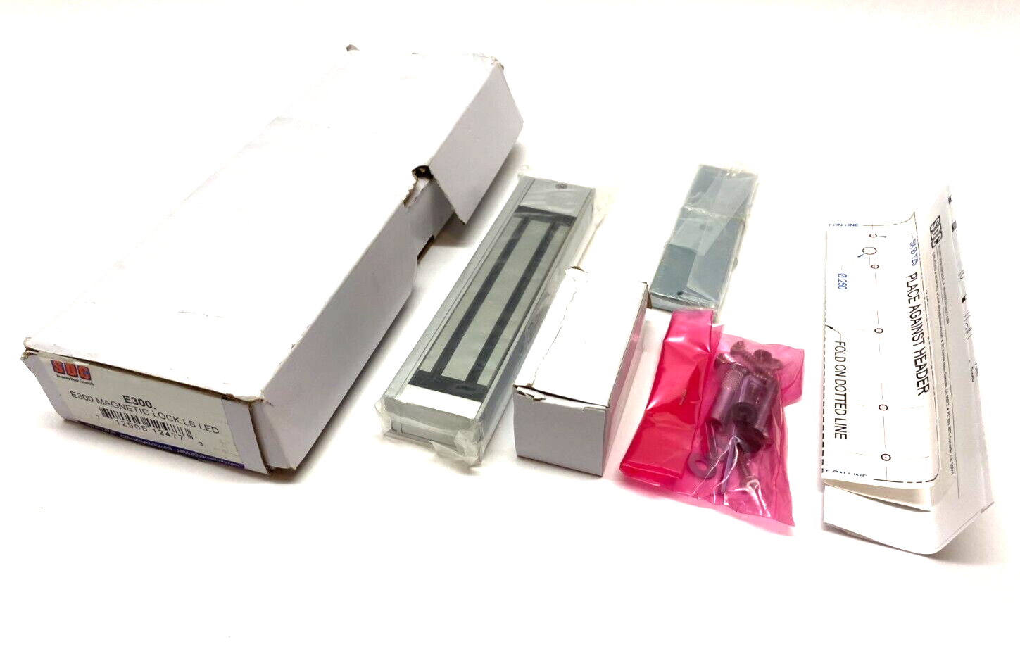 Security Door Controls E300 Excel Micro Magnetic Cabinet Lock 300lb Hold Force