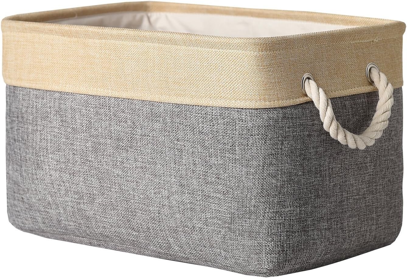 Storage Basket 15.7L×11.8W×8.3H 1 Pack Large Baskets Organizing Shelves Storage