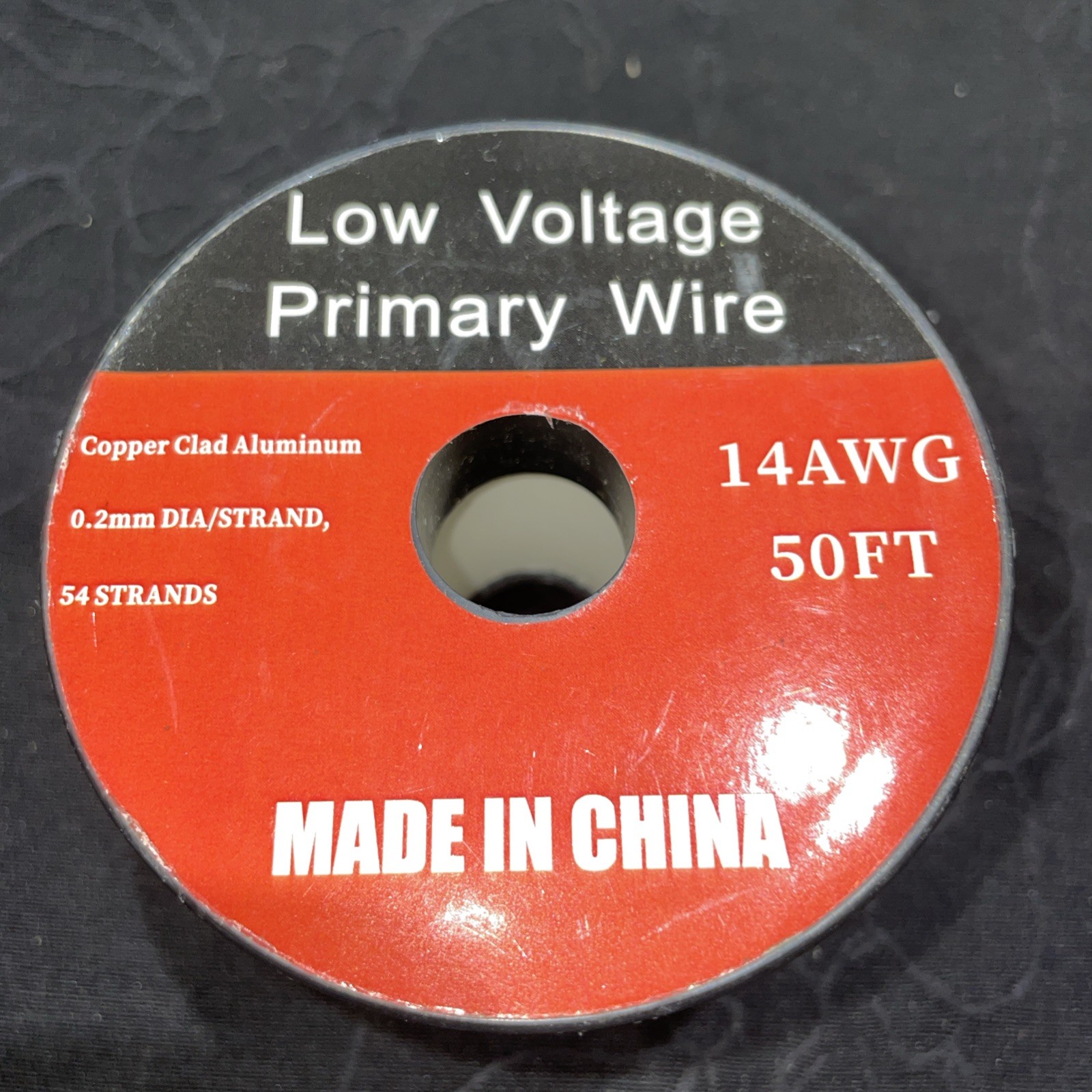 Low Voltage Primary Wire 14AWG 50FT White
