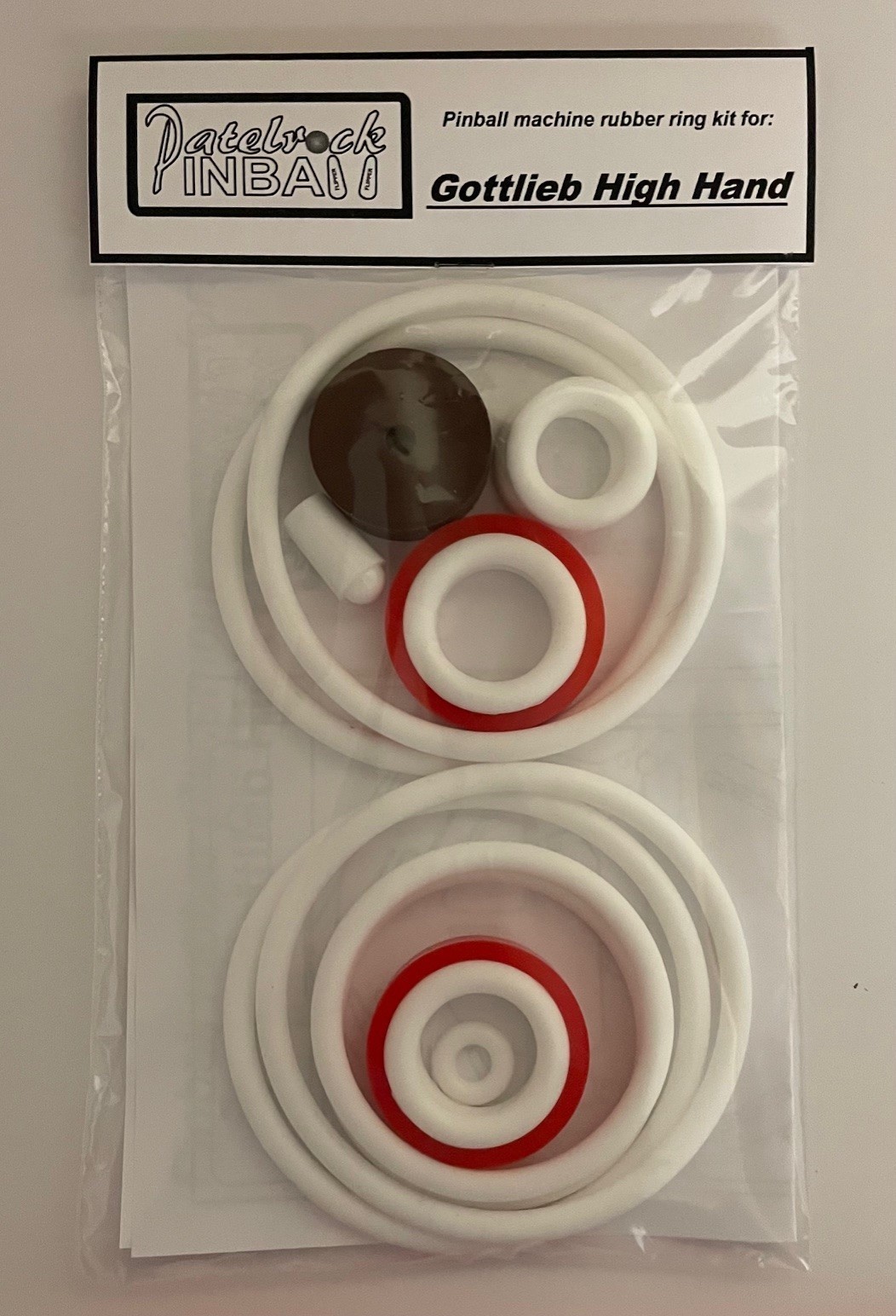 1973 Gottlieb High Hand Pinball Machine Rubber Ring Kit