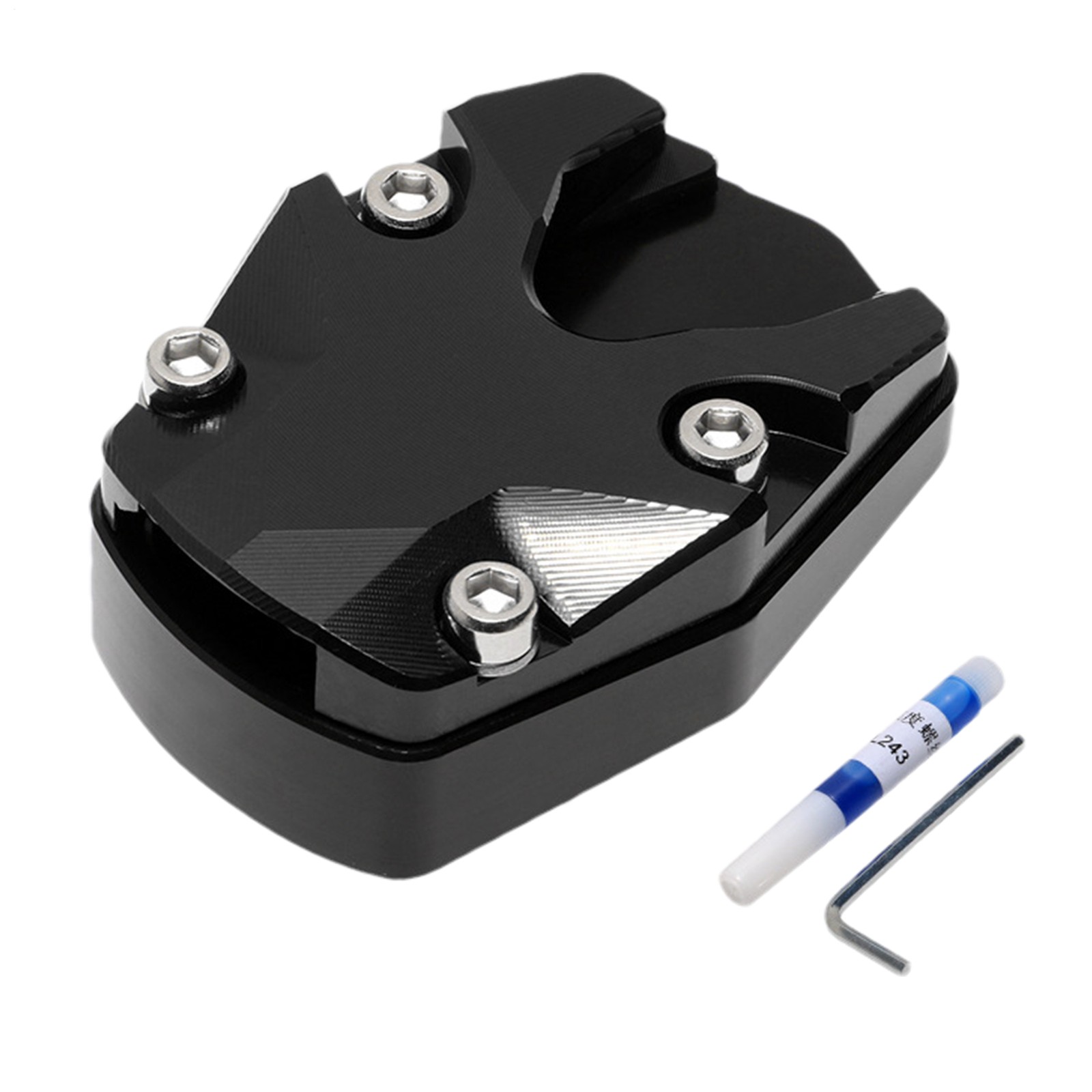 Moto Kickstand Pad Anti Sinking Plate Support Accessory Motorcycle