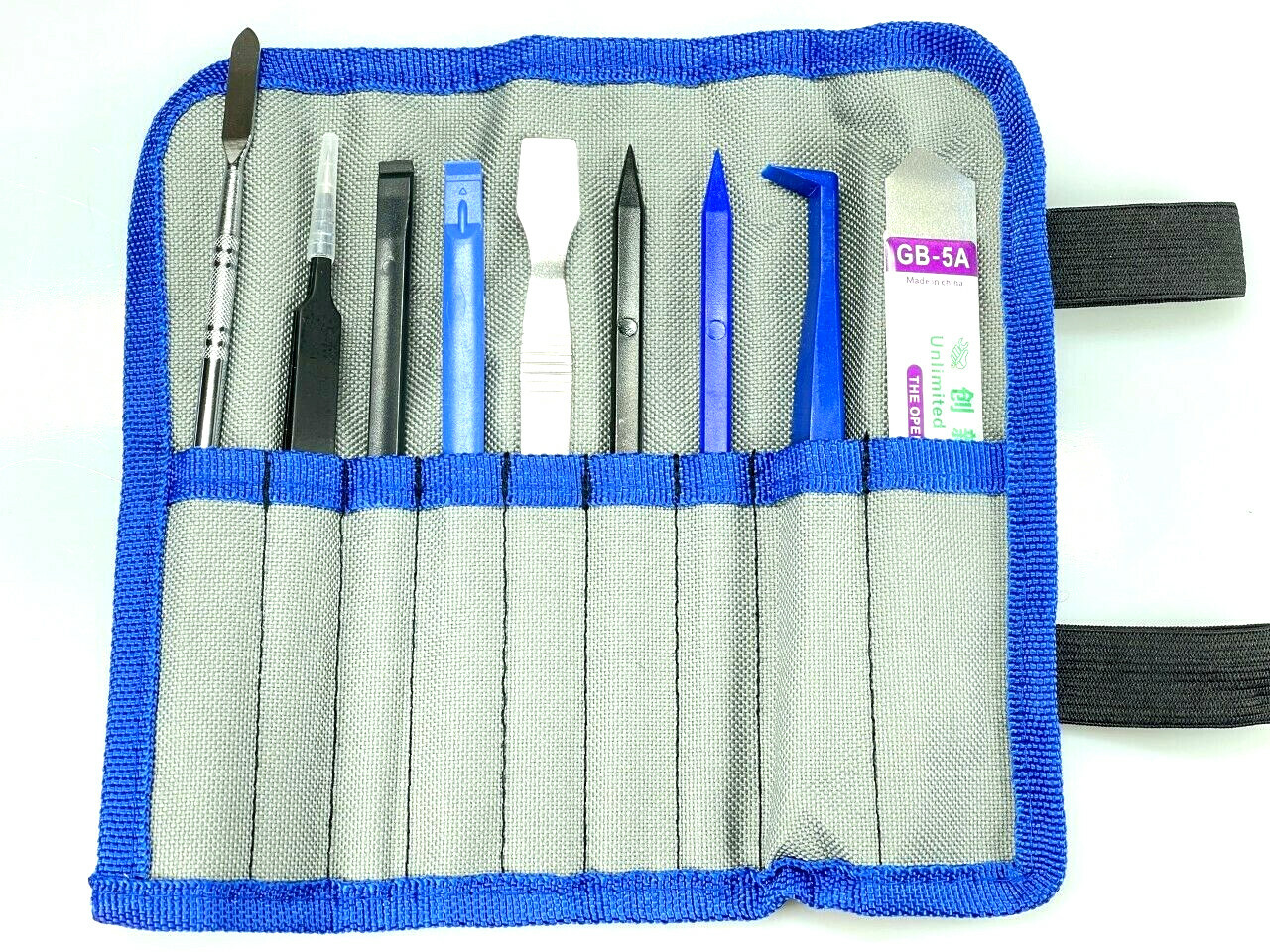 10PC Opening Pry Tool Set Spudger Tweezers Nylon Plastic Opener Kit for iphone X