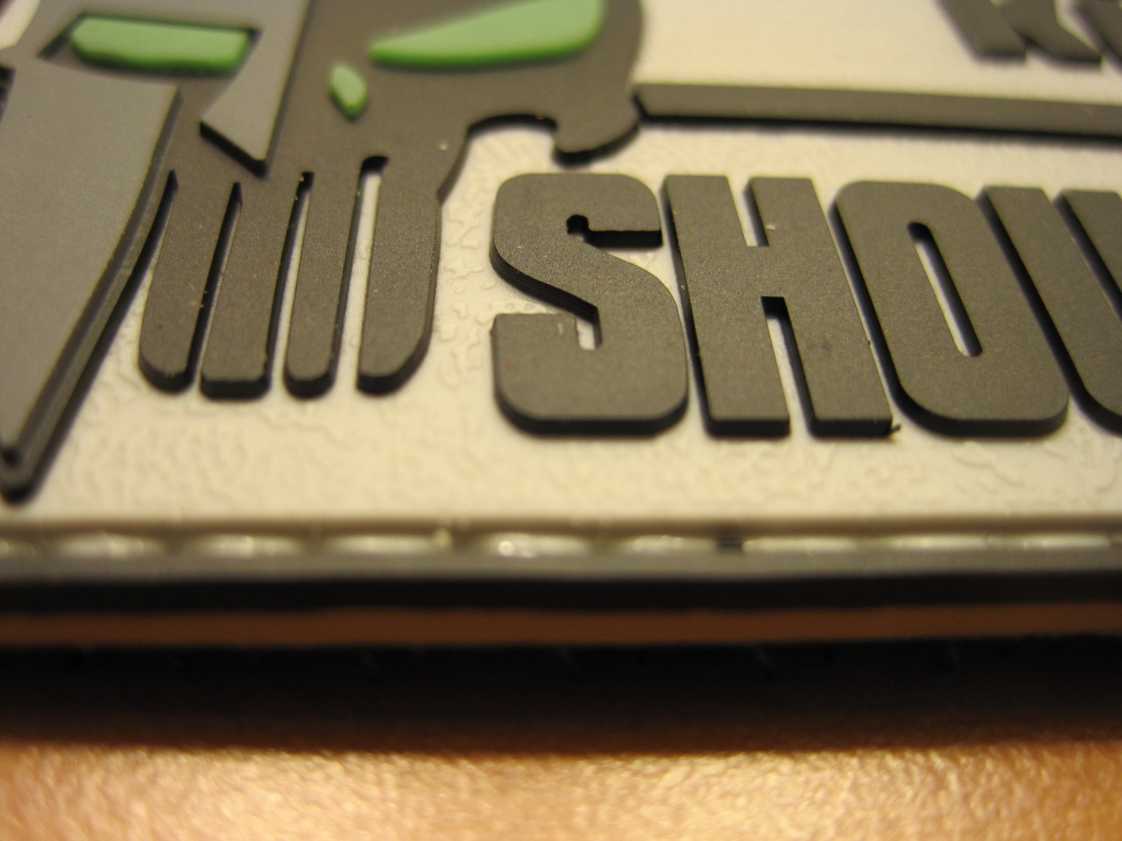 TACTICAL MORALE PATCH "THAT WHICH DOES NOT KILL ME SHOULD RUN" HOOK BACK LOOK!!