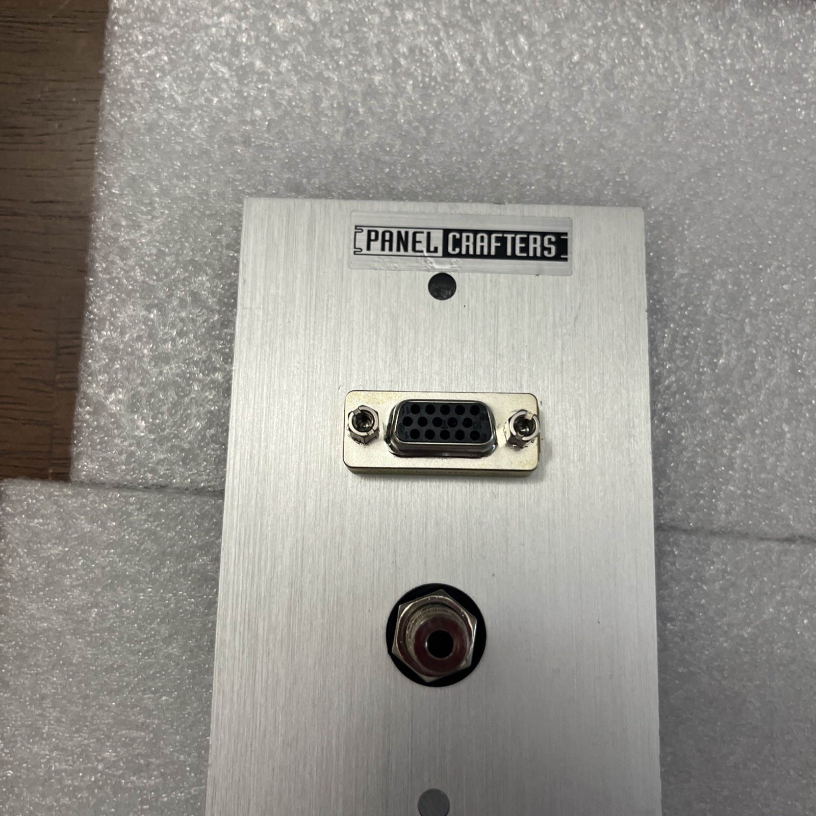 Panel Crafters Custom Computer and Audio Wallplate