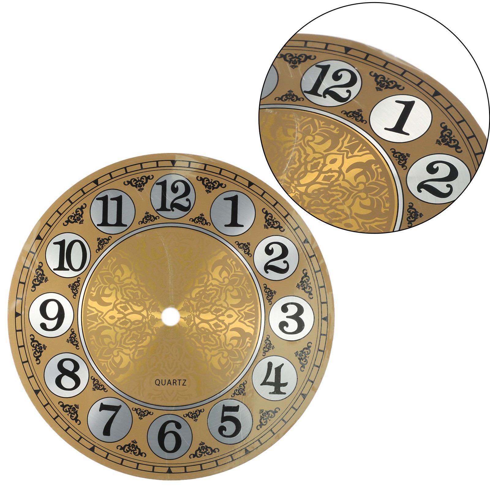 Premium Aluminium Wall Clock  for DIAL Face Arabic Numerals 7 Inch Diameter