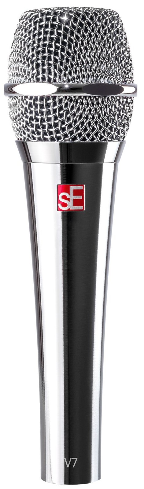 Se Electronics V7 CHROME Dynamic Microphone Vocal Handheld Mic+Cable+Backpack