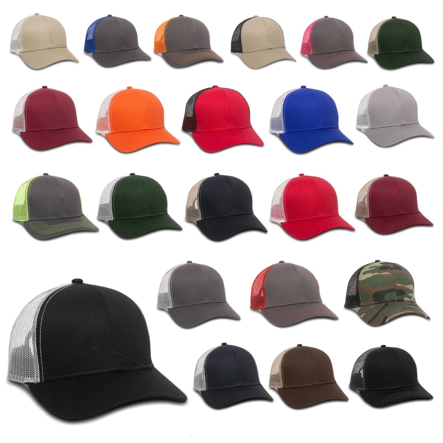 Outdoor Cap MBW-600 Twill Mesh Snapback Hat