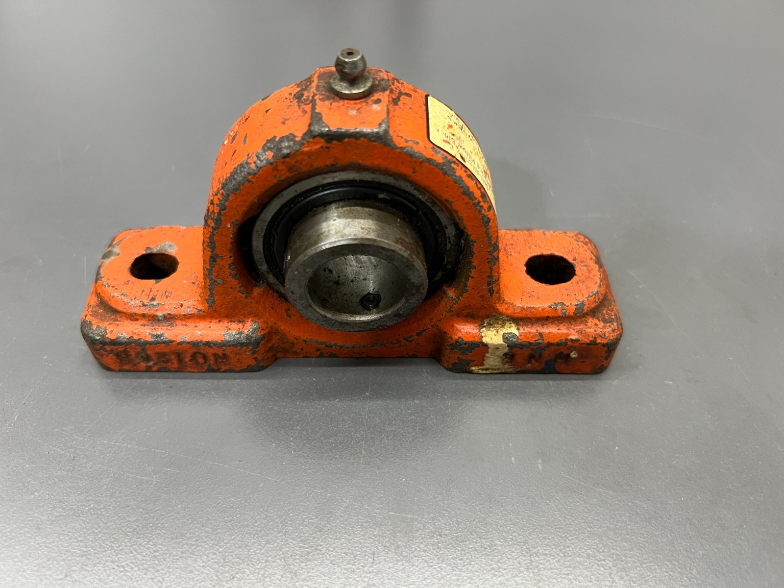 (q) VINTAGE BOSTON GEAR SELF ALIGNING BALL BEARING PILLOW BLOCK - MADE IN USA